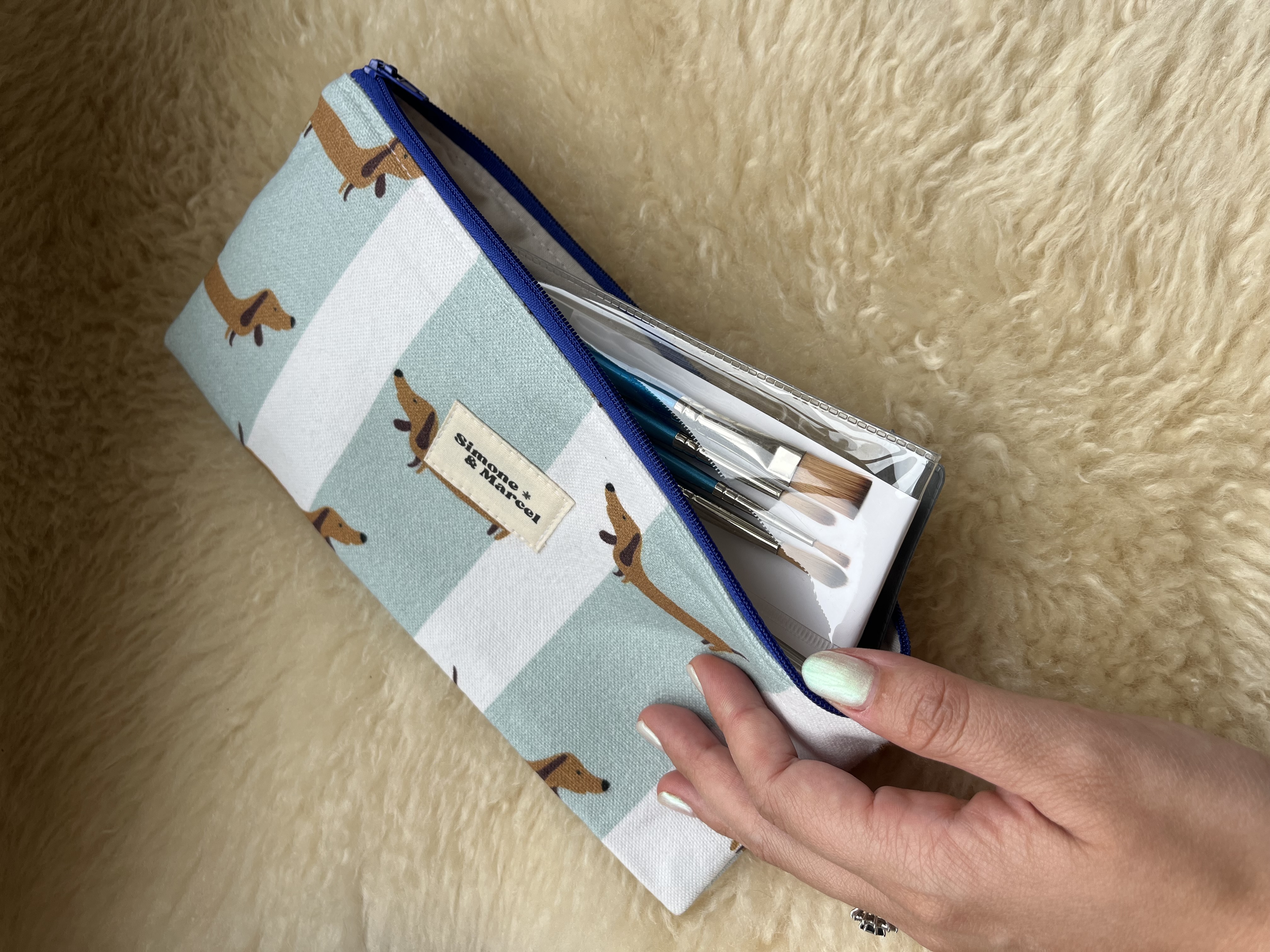 Pochette plate Teckel