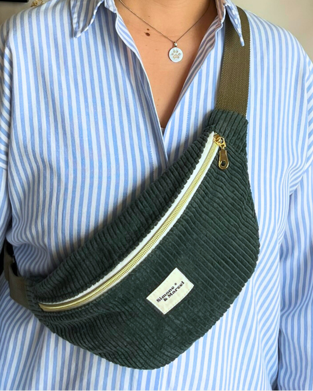Sac banane Berlin verte - collection automne