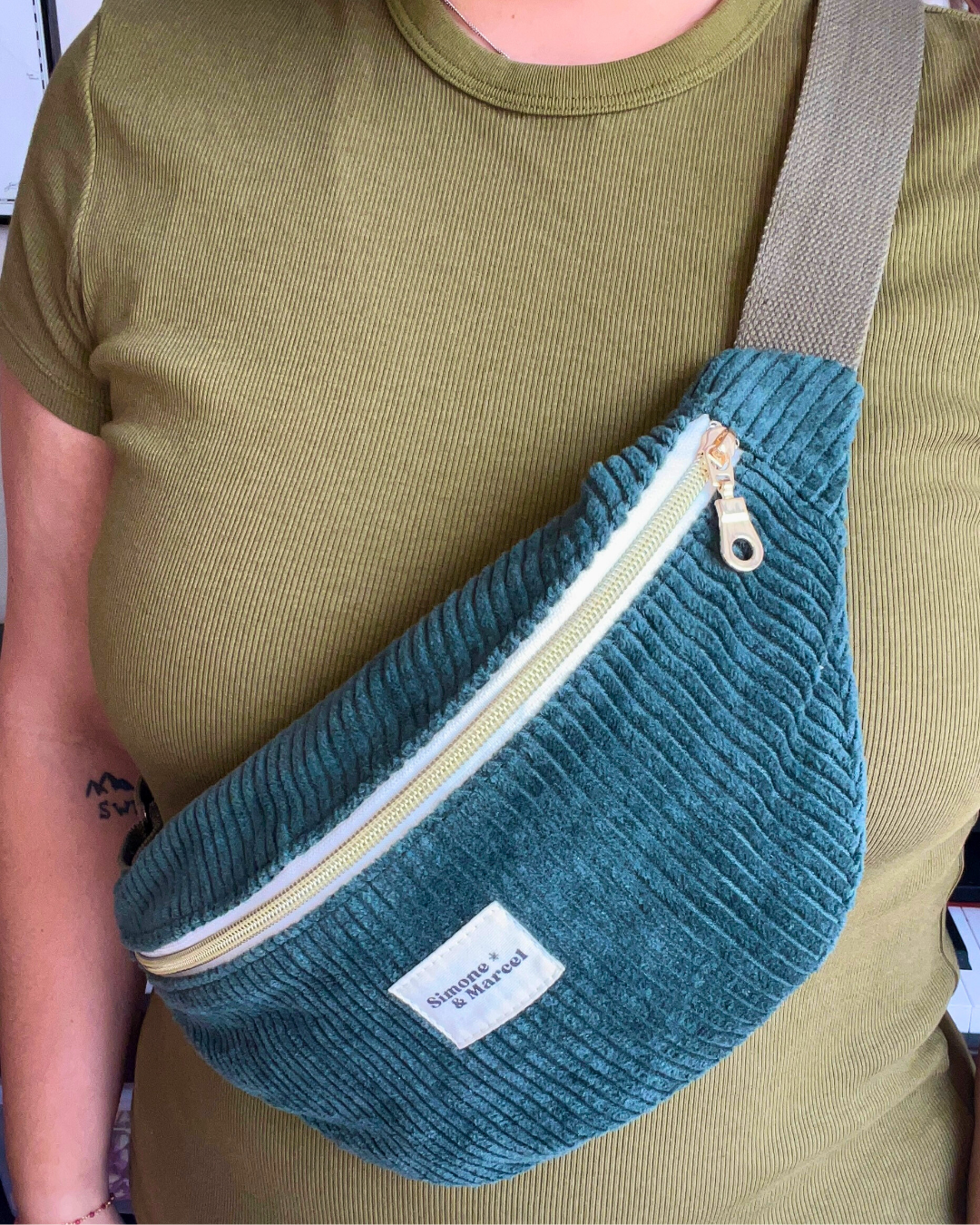 Sac banane Berlin verte - collection automne