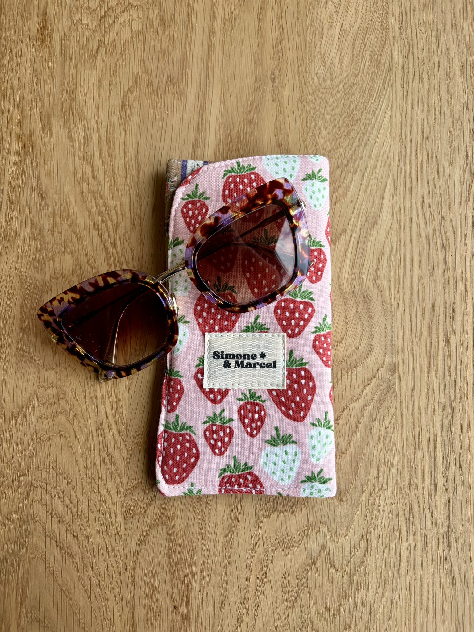 Etui à lunettes - Fraises