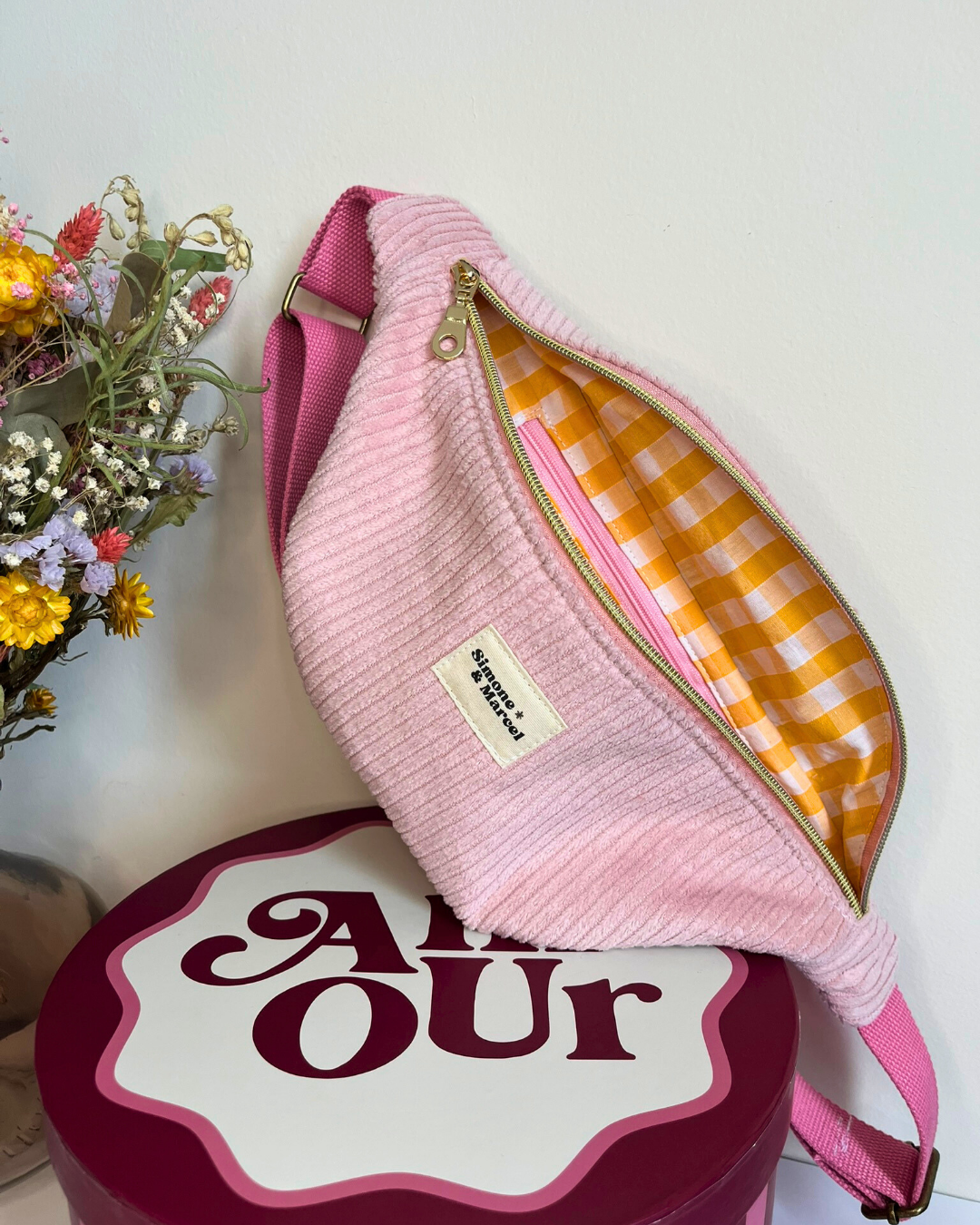 Sac banane Berlin rose - collection automne