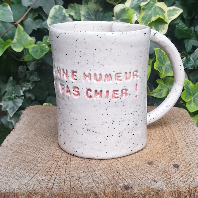 Tasse à message " Je suis de bonne humeur alors faites pas chier ! "
