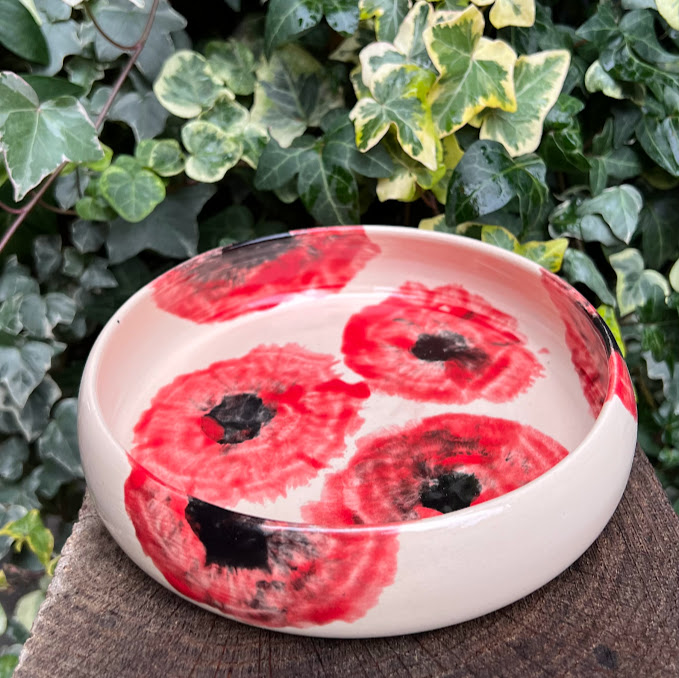 Assiette creuse COQUELICOT