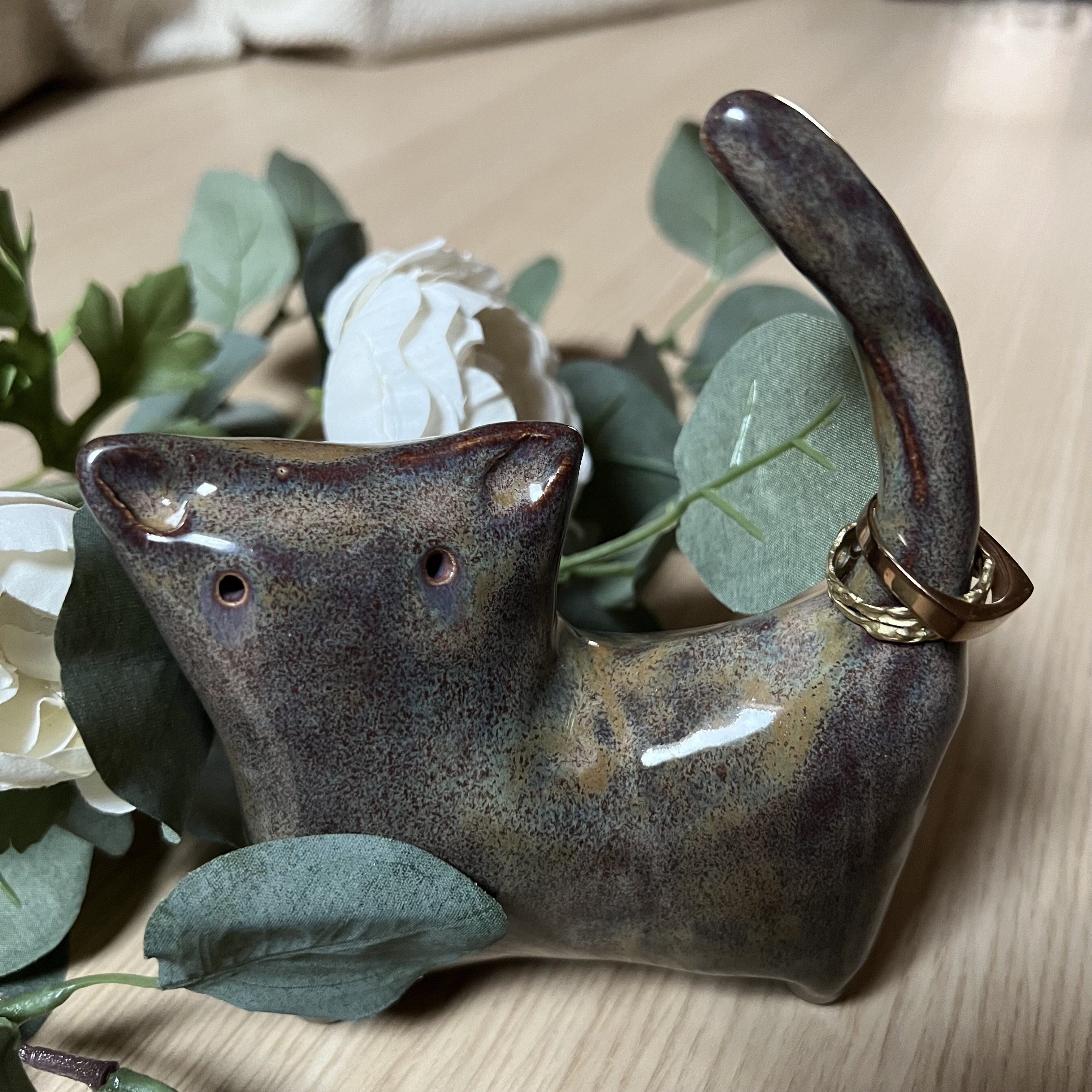 Porte bagues POTICHAT MARRON