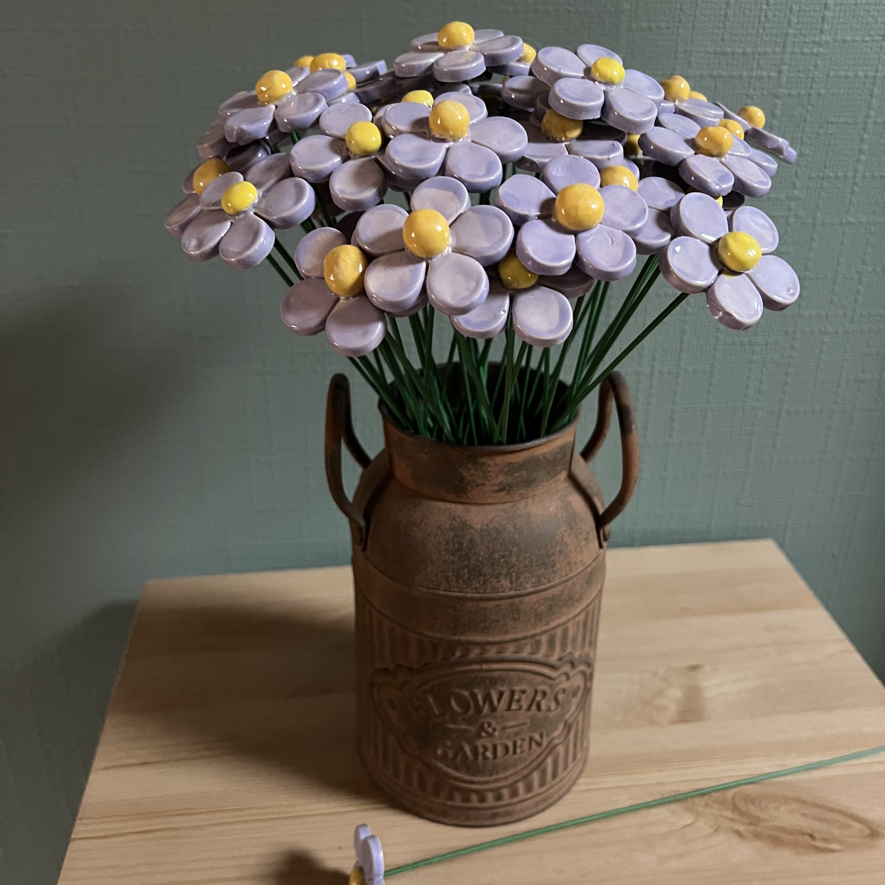 Fleurs en céramique VIOLETTE