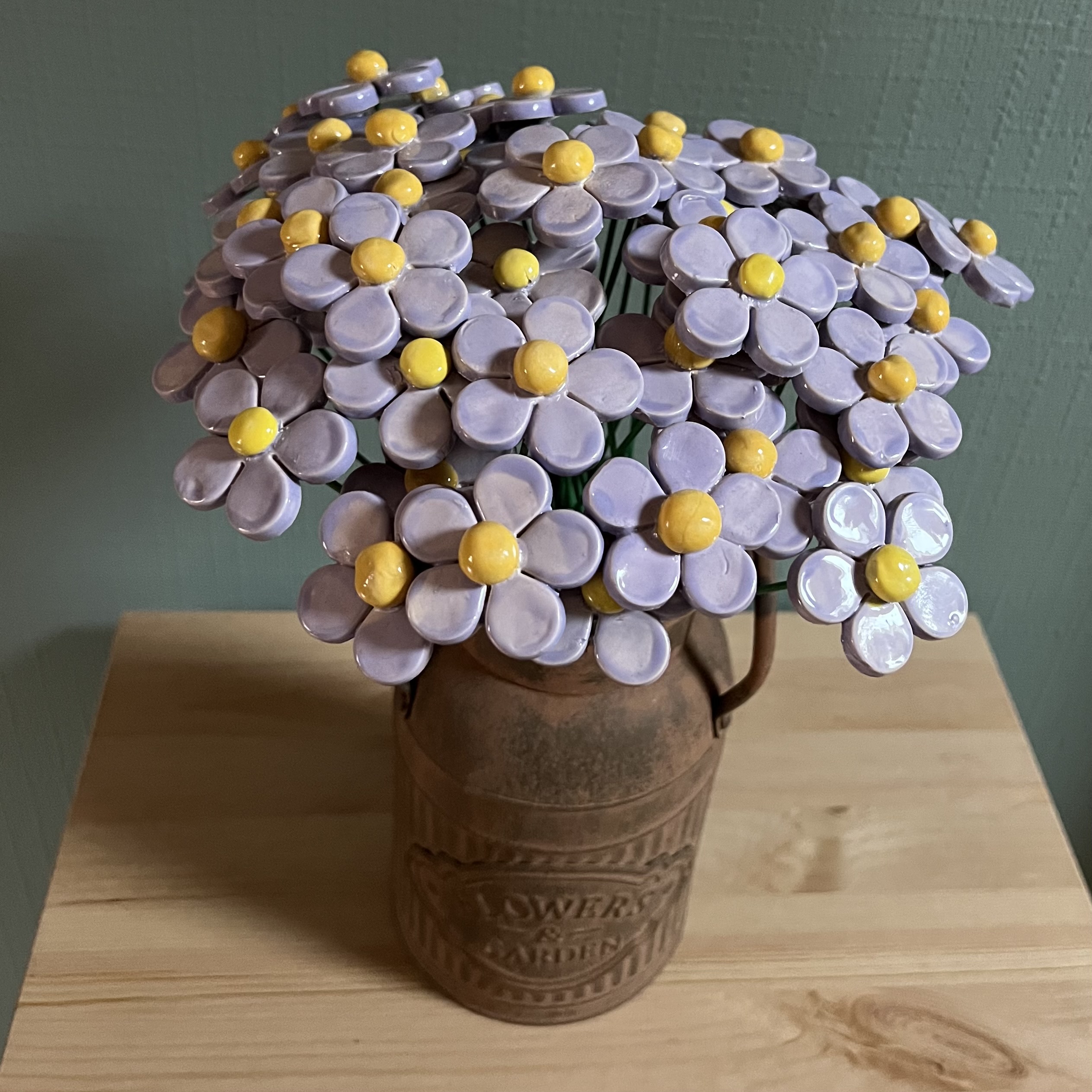 Fleurs en céramique VIOLETTE