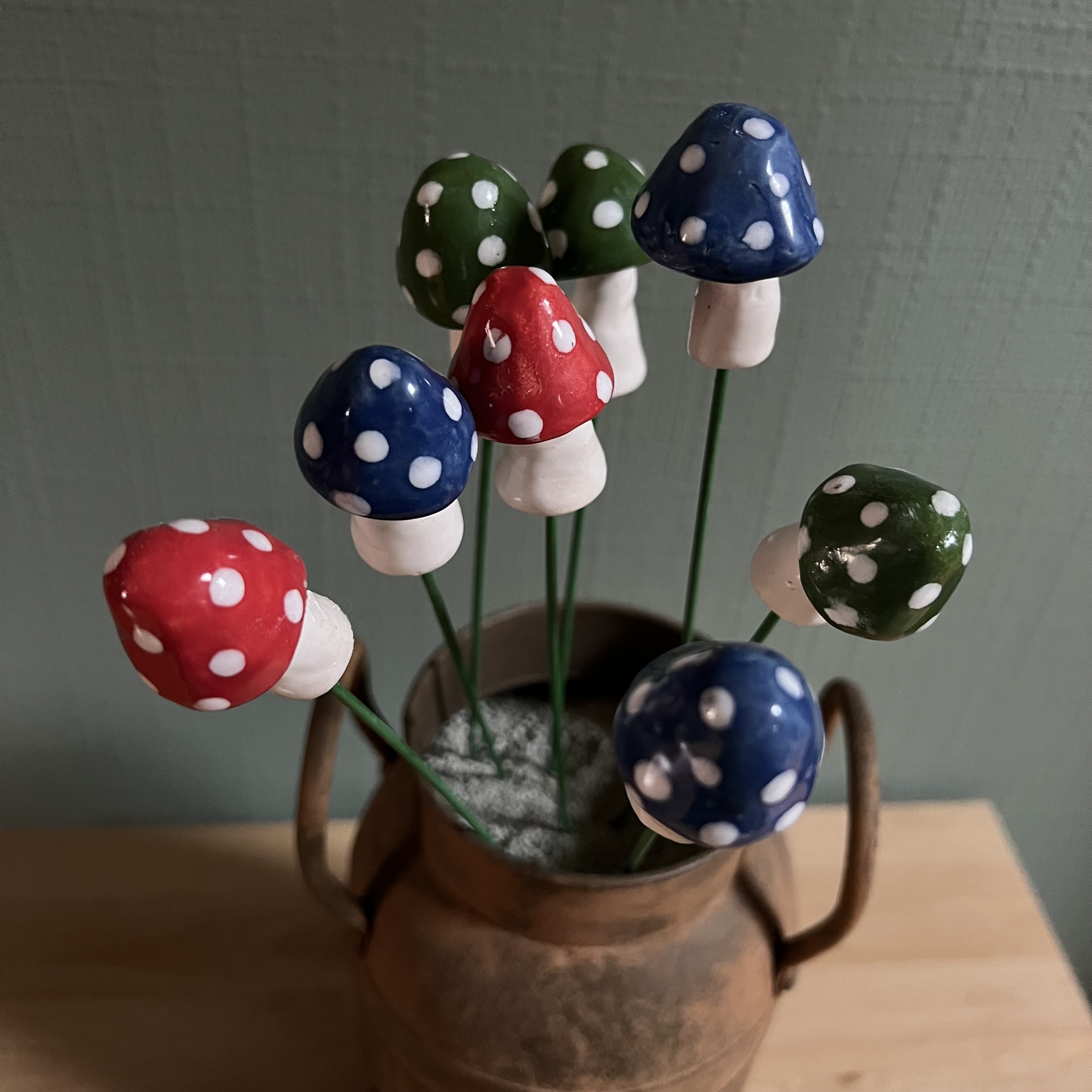 Fleurs en céramique CHAMPIGNON