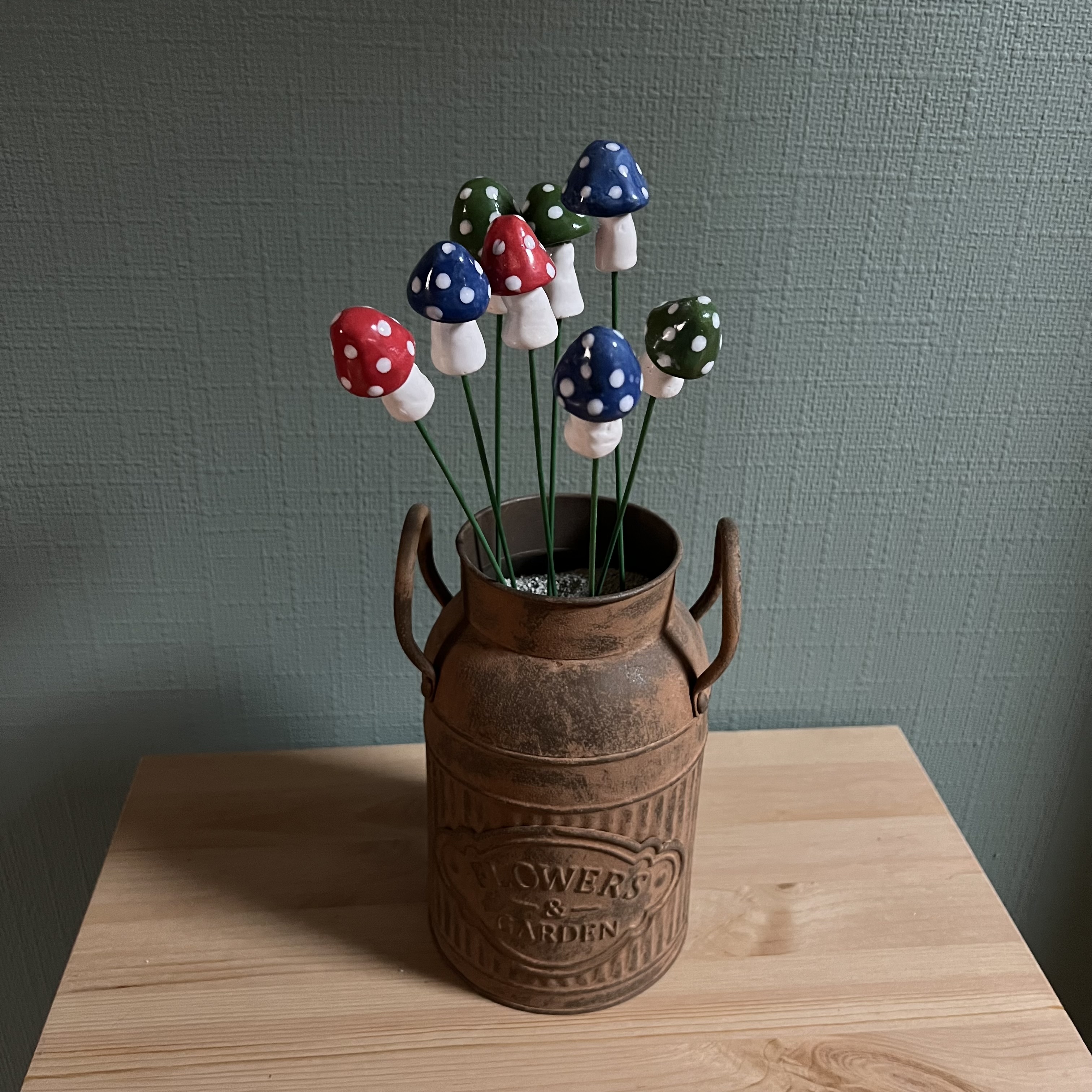 Fleurs en céramique CHAMPIGNON