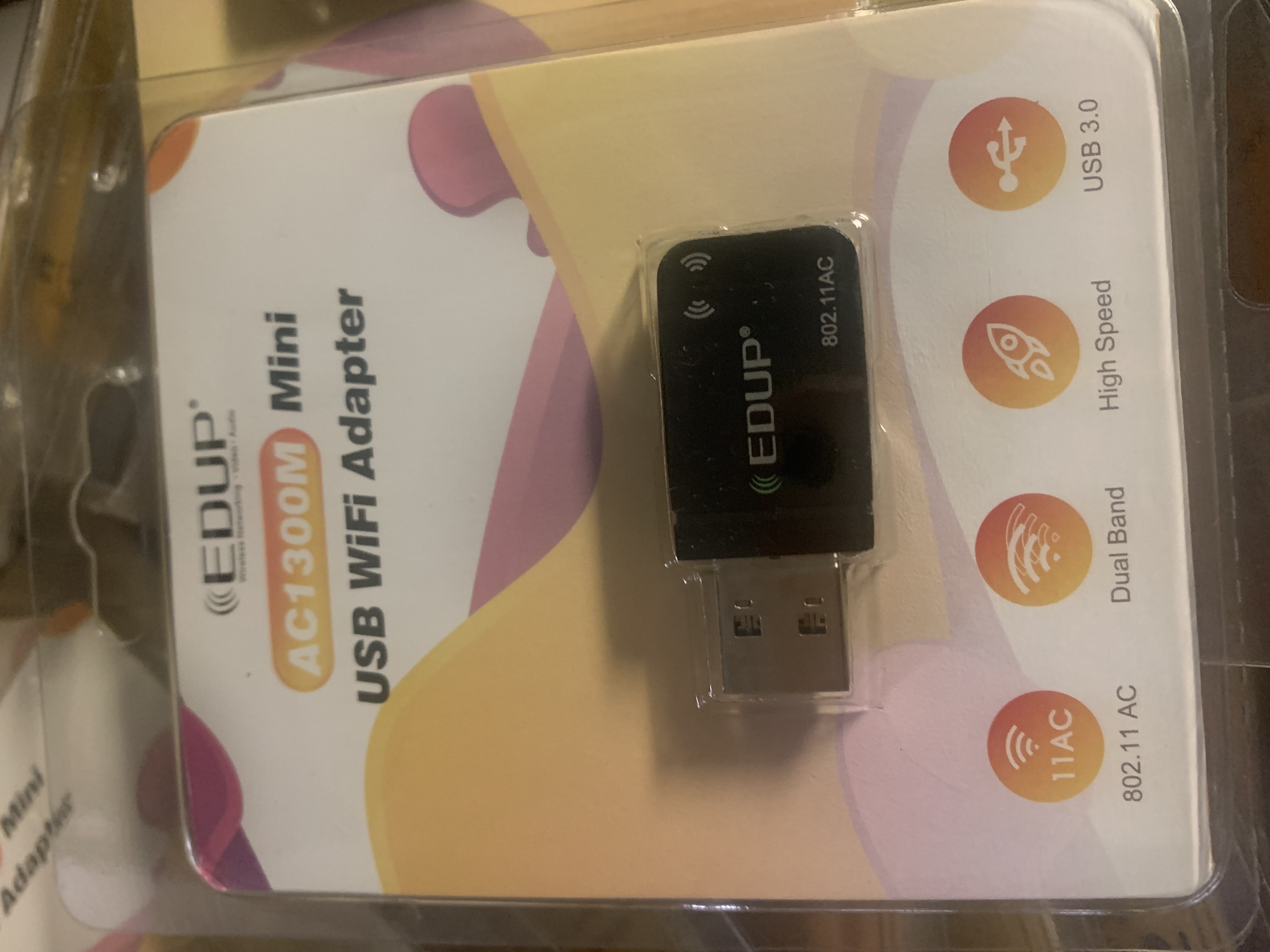 EDUP AC1300 Dual Band Mini USB 3 WiFi Adapter