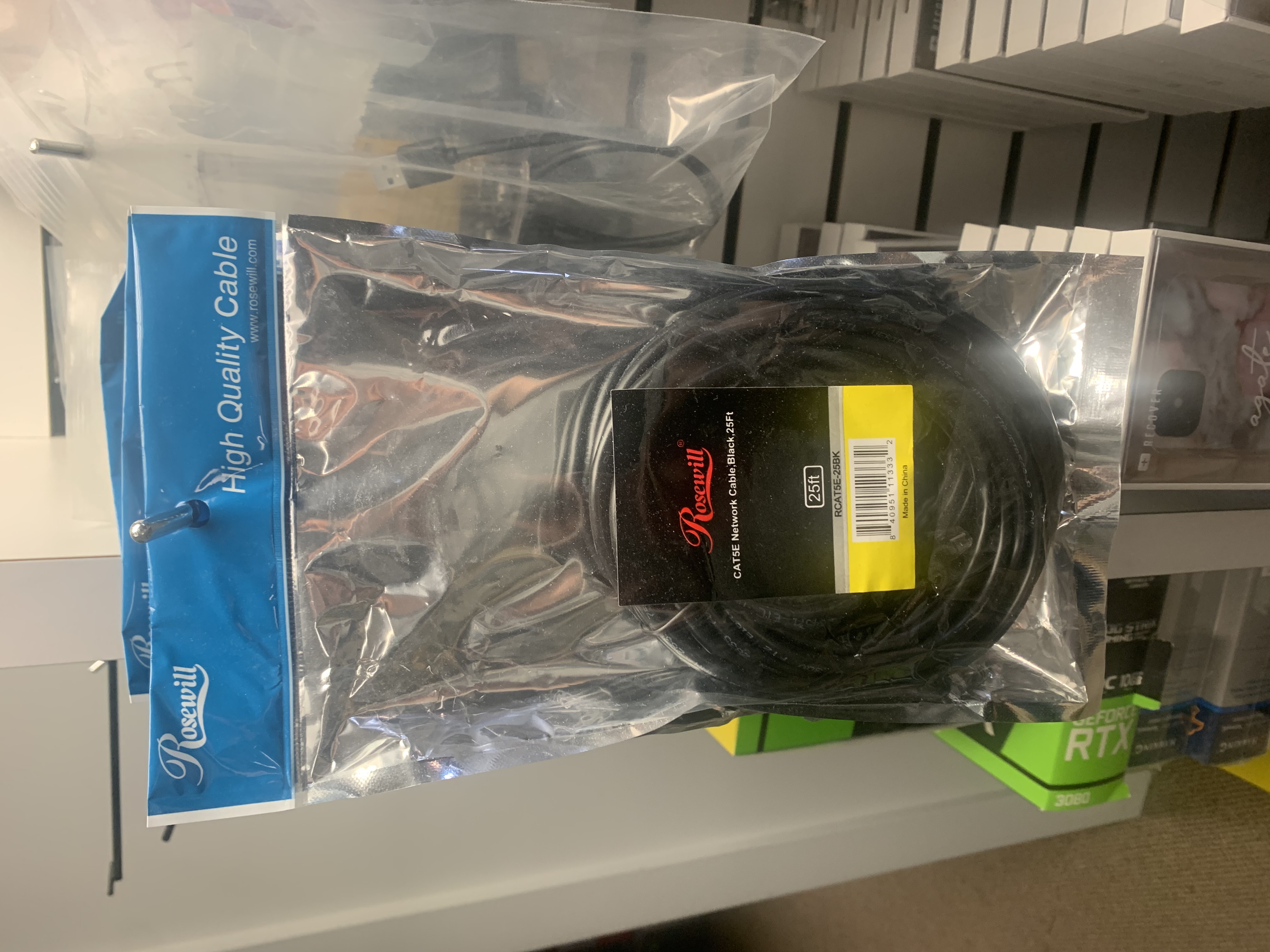 Rosewill 25 Foot High quality Cat5E Network Cable