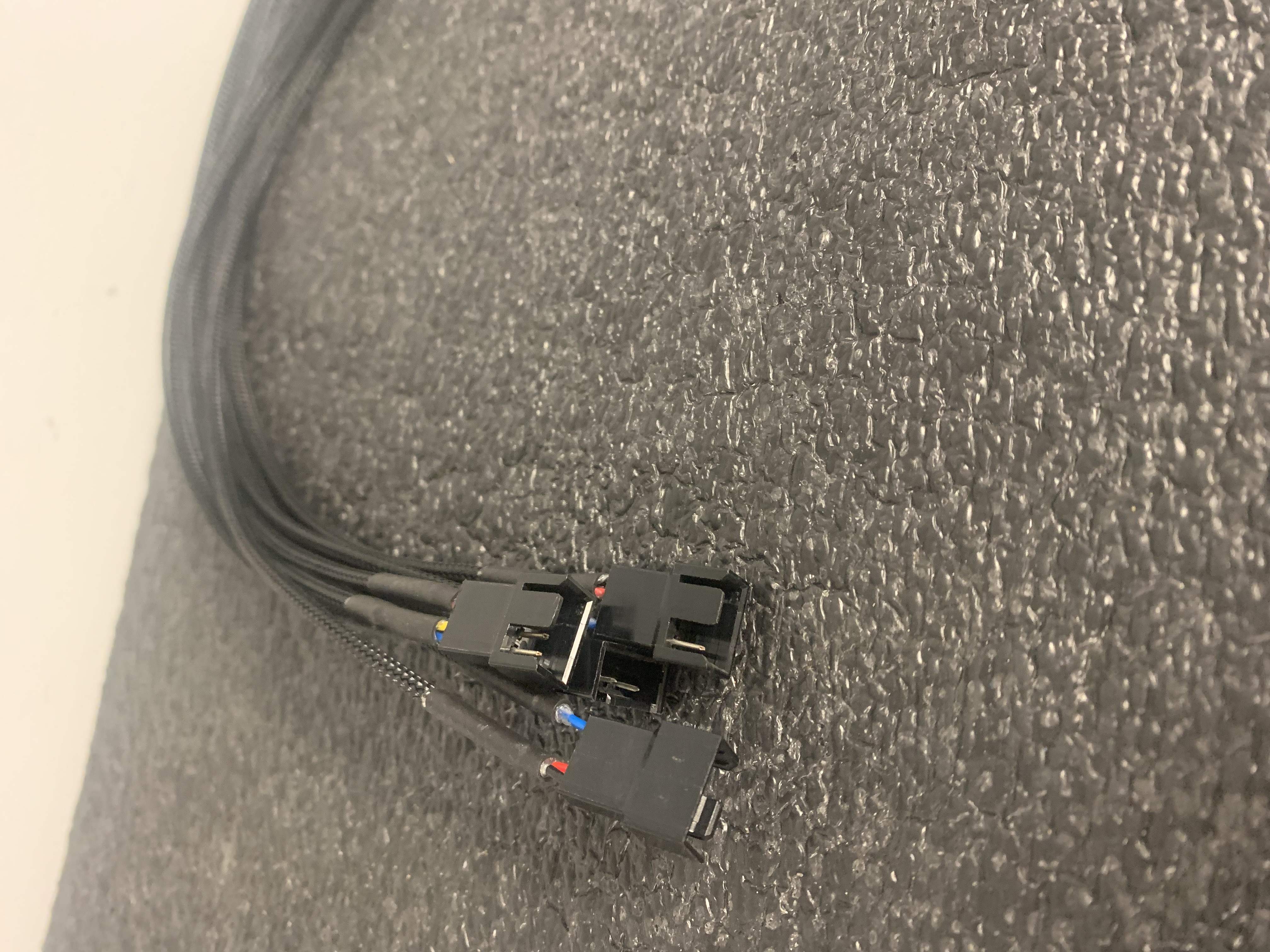 SATA to 3 Pin 4 Pin PWM Fan Adapter Splitter Hub Braided Sleeved Cable for 12V Desktop Computer Cooler Case Fans