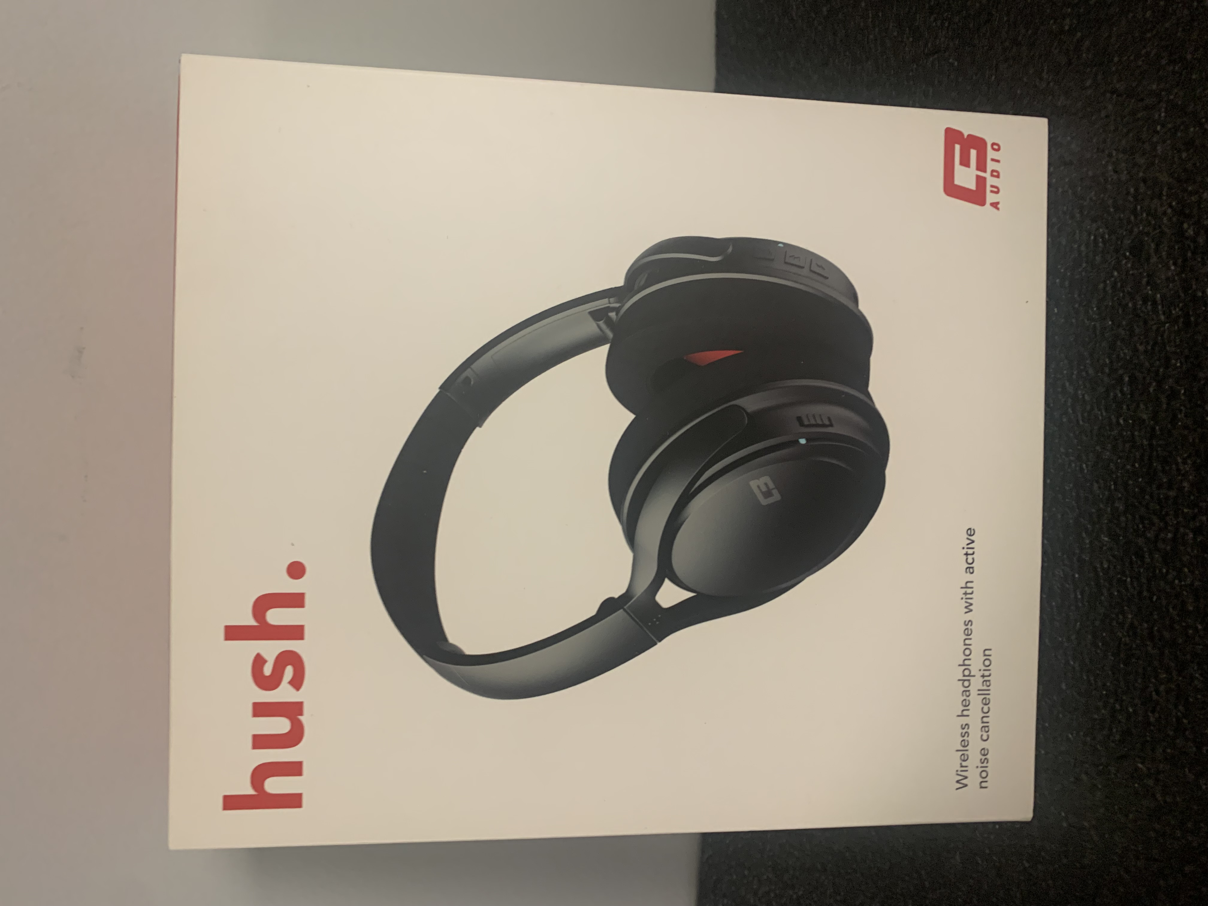  Audio Hush Wireless Noise Canceling Headphones CB3-ANCH01