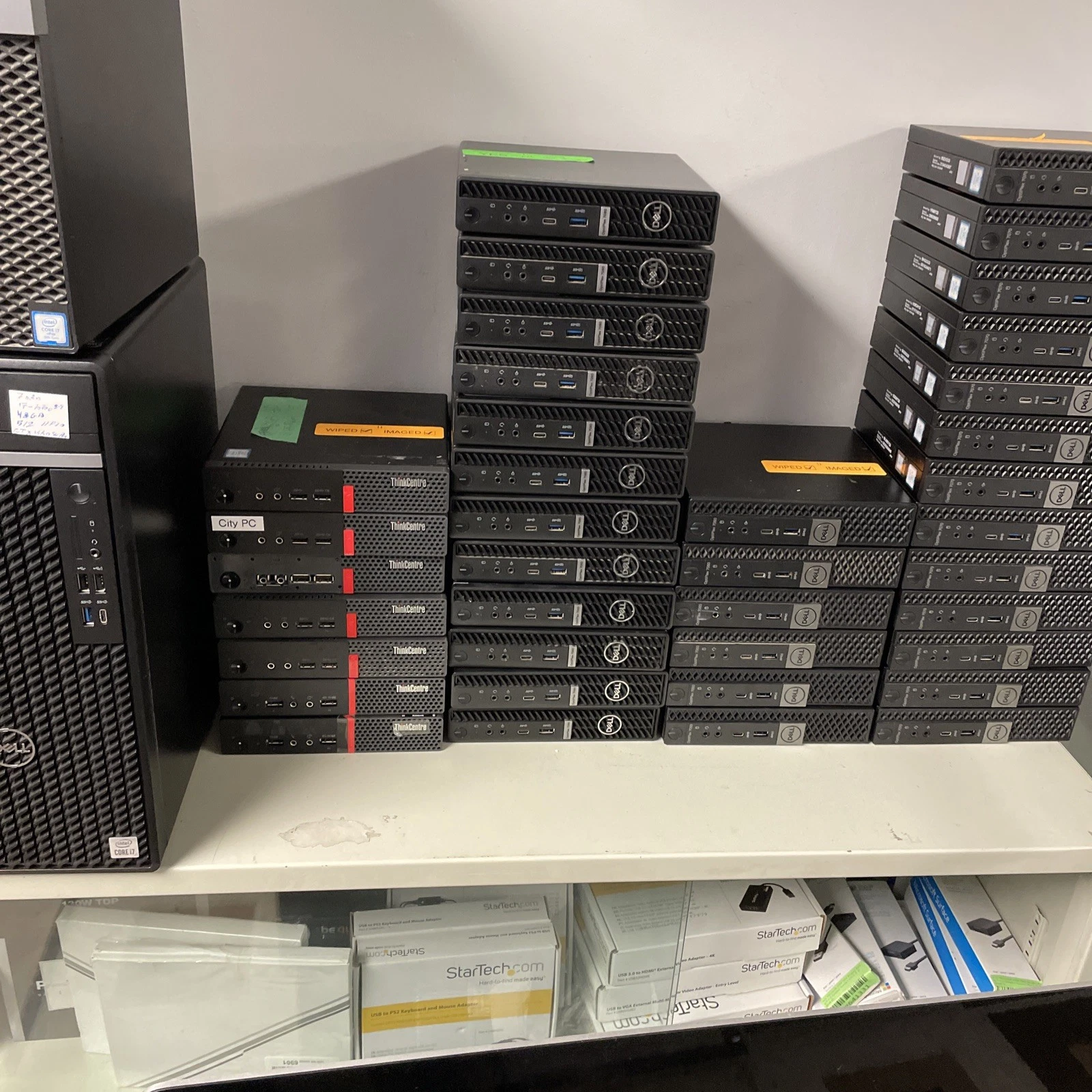 Dell OptiPlex 7090 Mini Desktop PCs 512 GB SSD/ 16 GB with PS