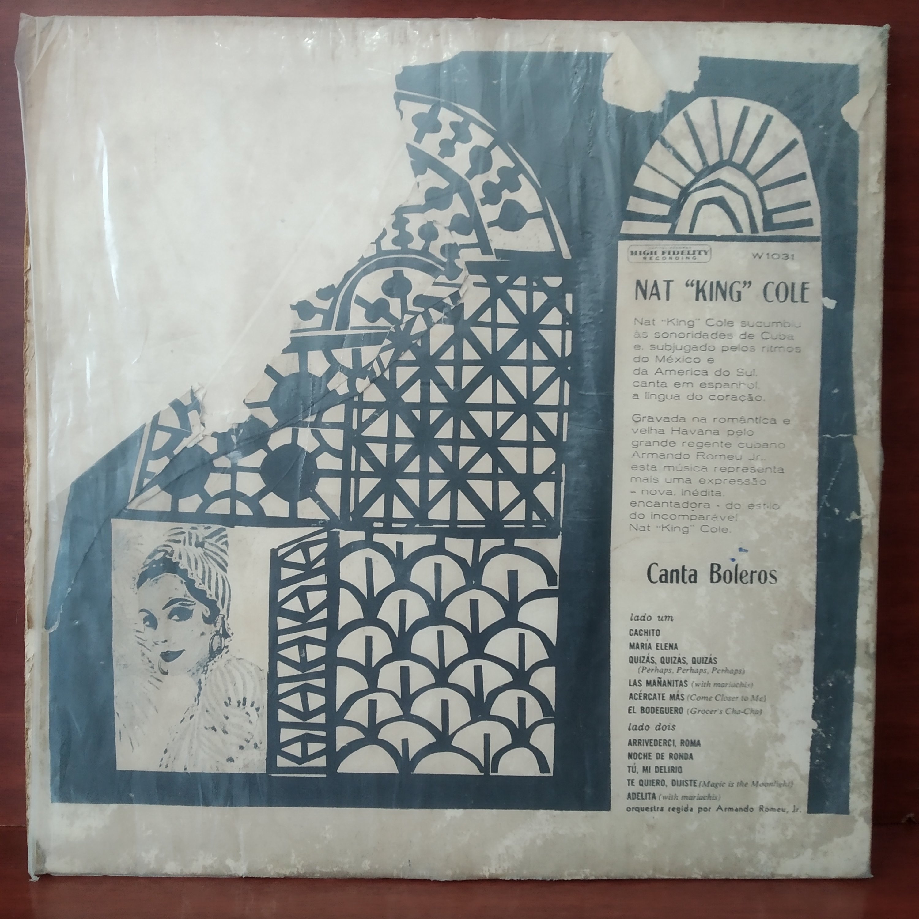 LP Nat King Cole - Canta Boleros