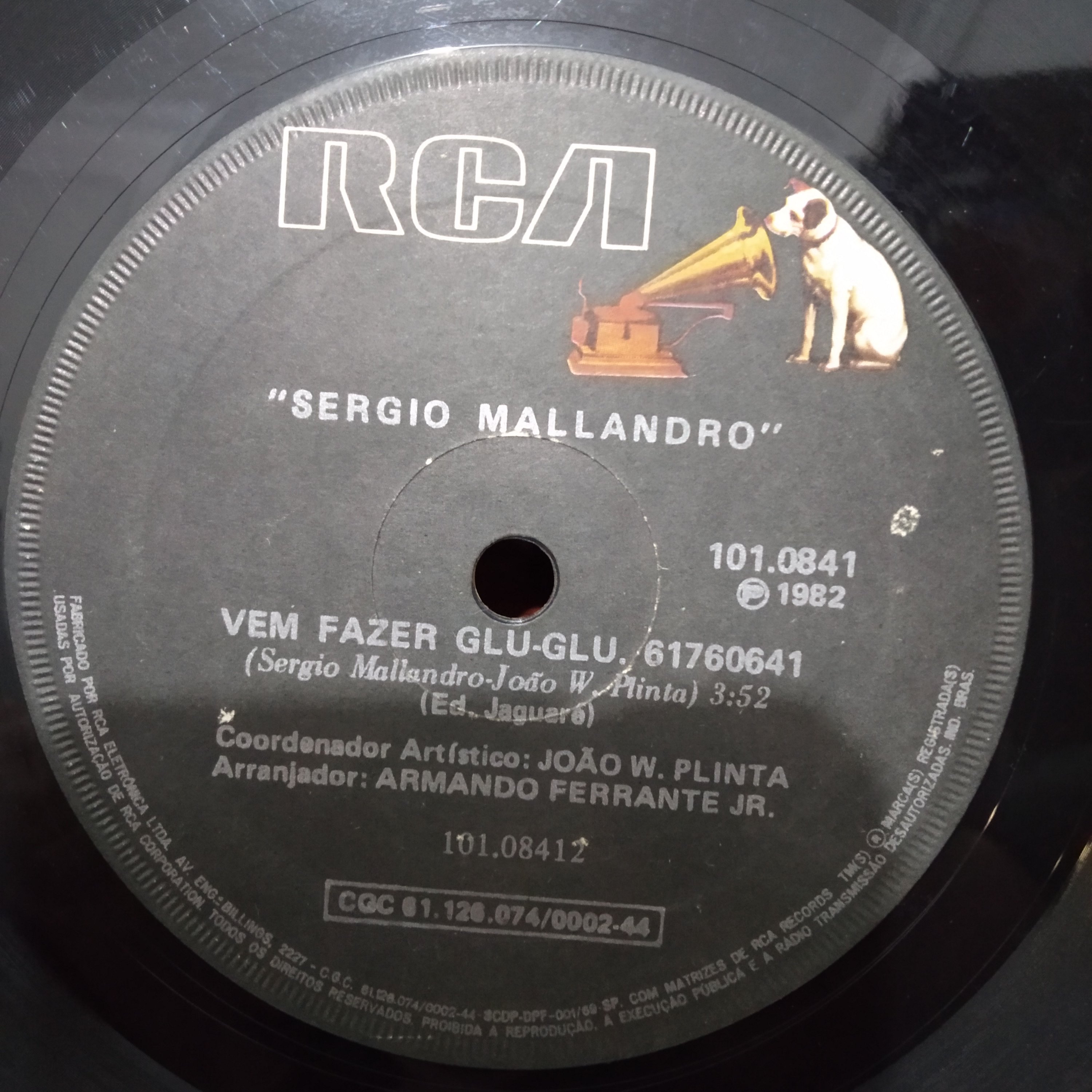 Disco Compacto de vinil Sérgio Mallandro