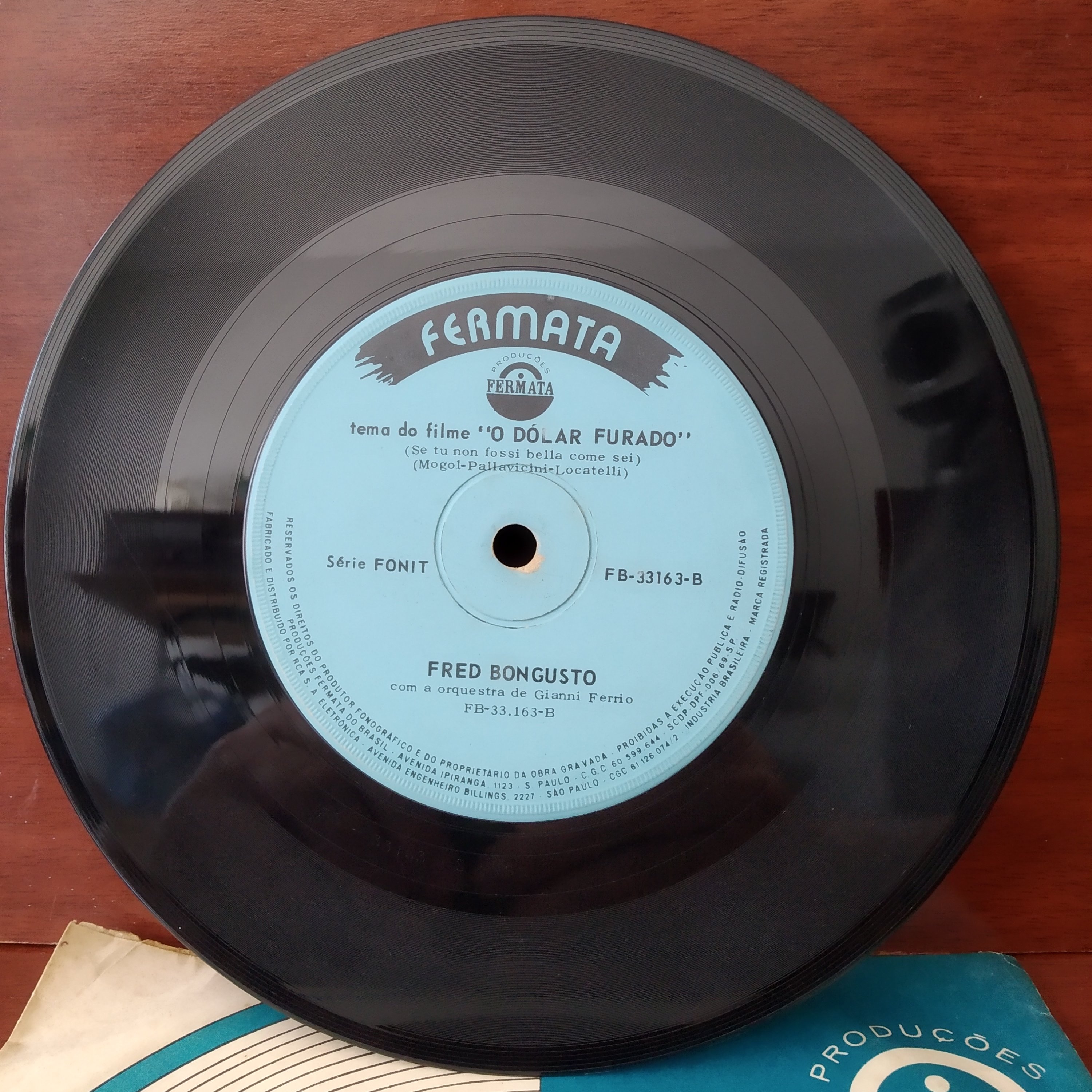 Disco Compacto de Vinil com orquestra de Gianni Ferrio