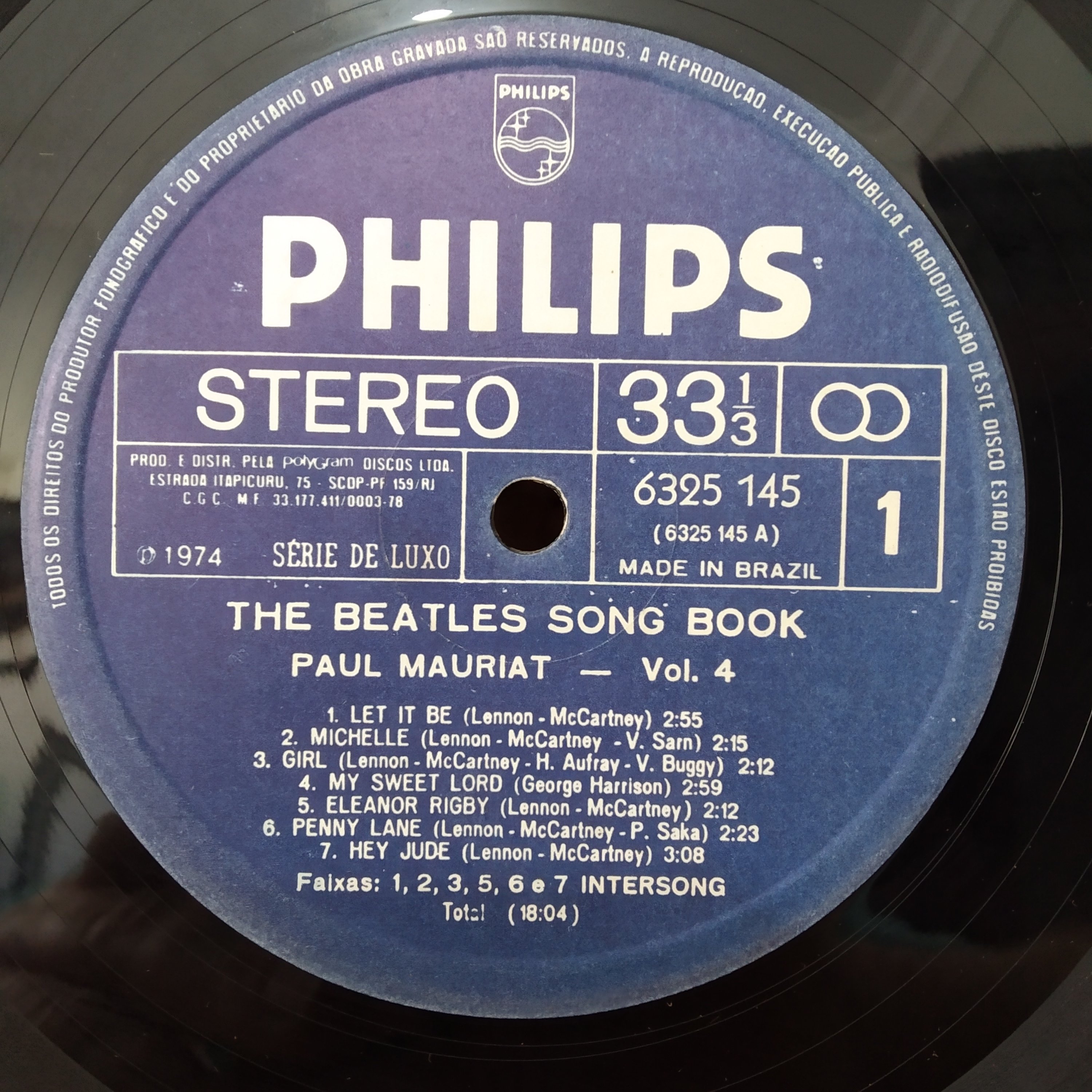 Paul Mauriat - The Beatles Song Book Vol 4