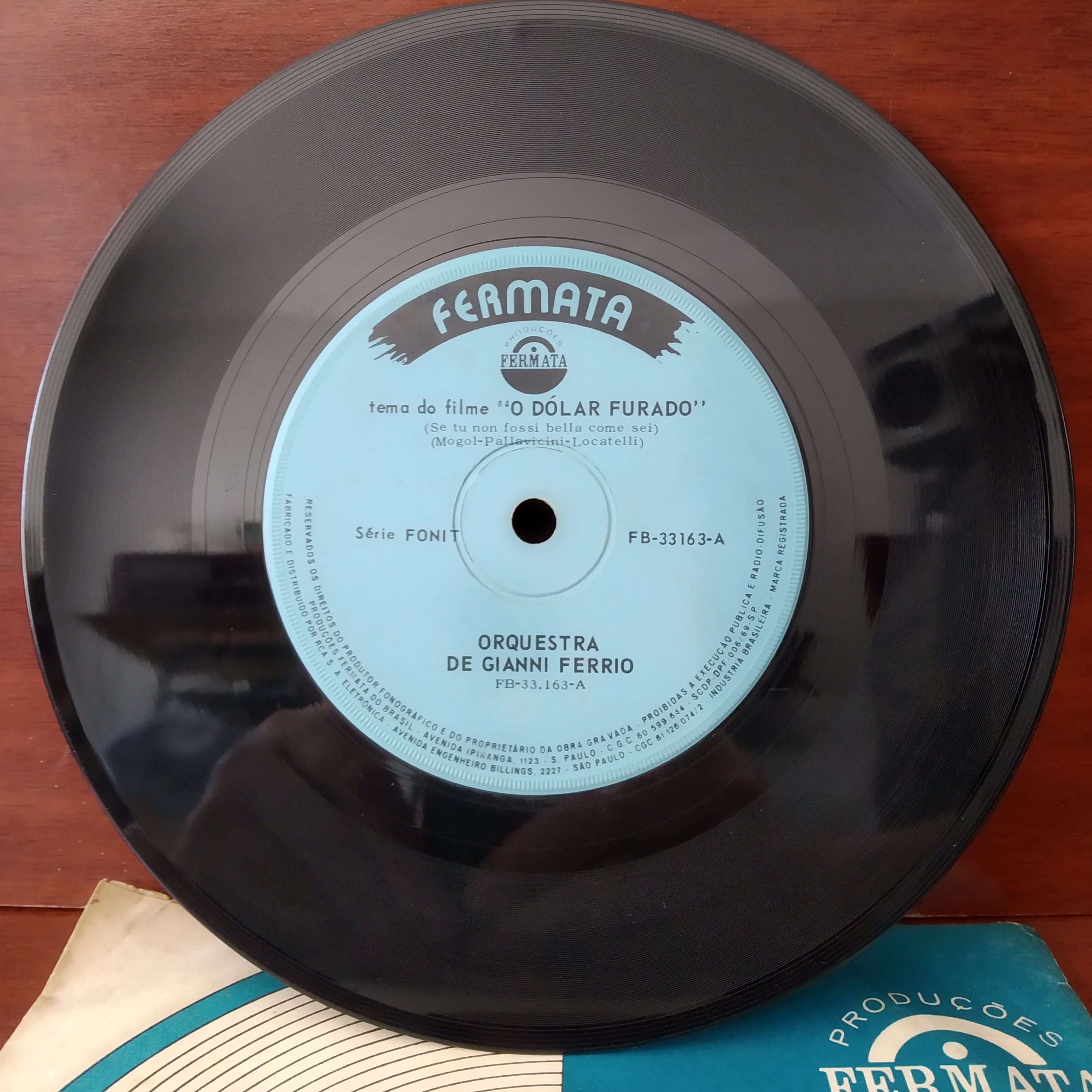 Disco Compacto de Vinil com orquestra de Gianni Ferrio