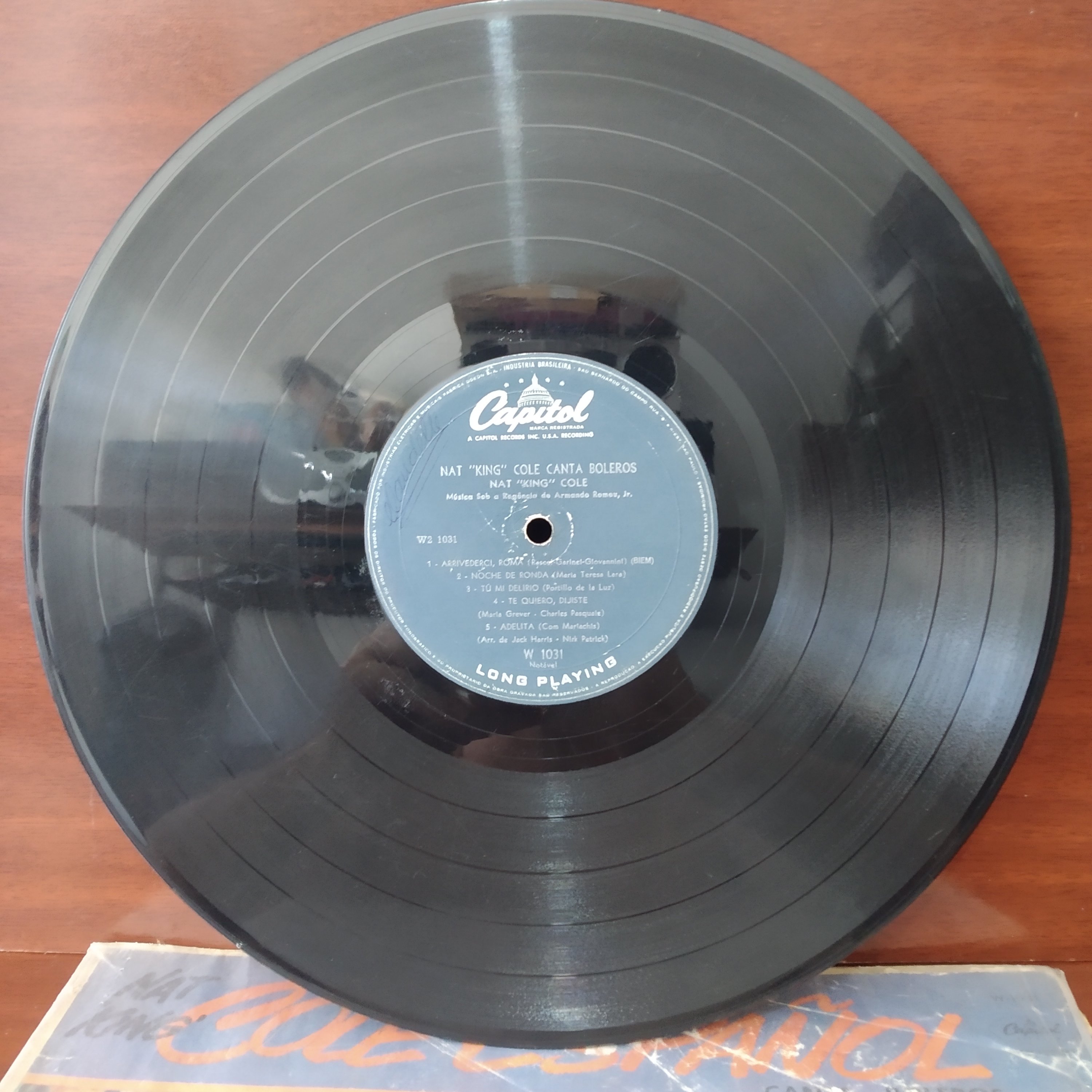 LP Nat King Cole - Canta Boleros