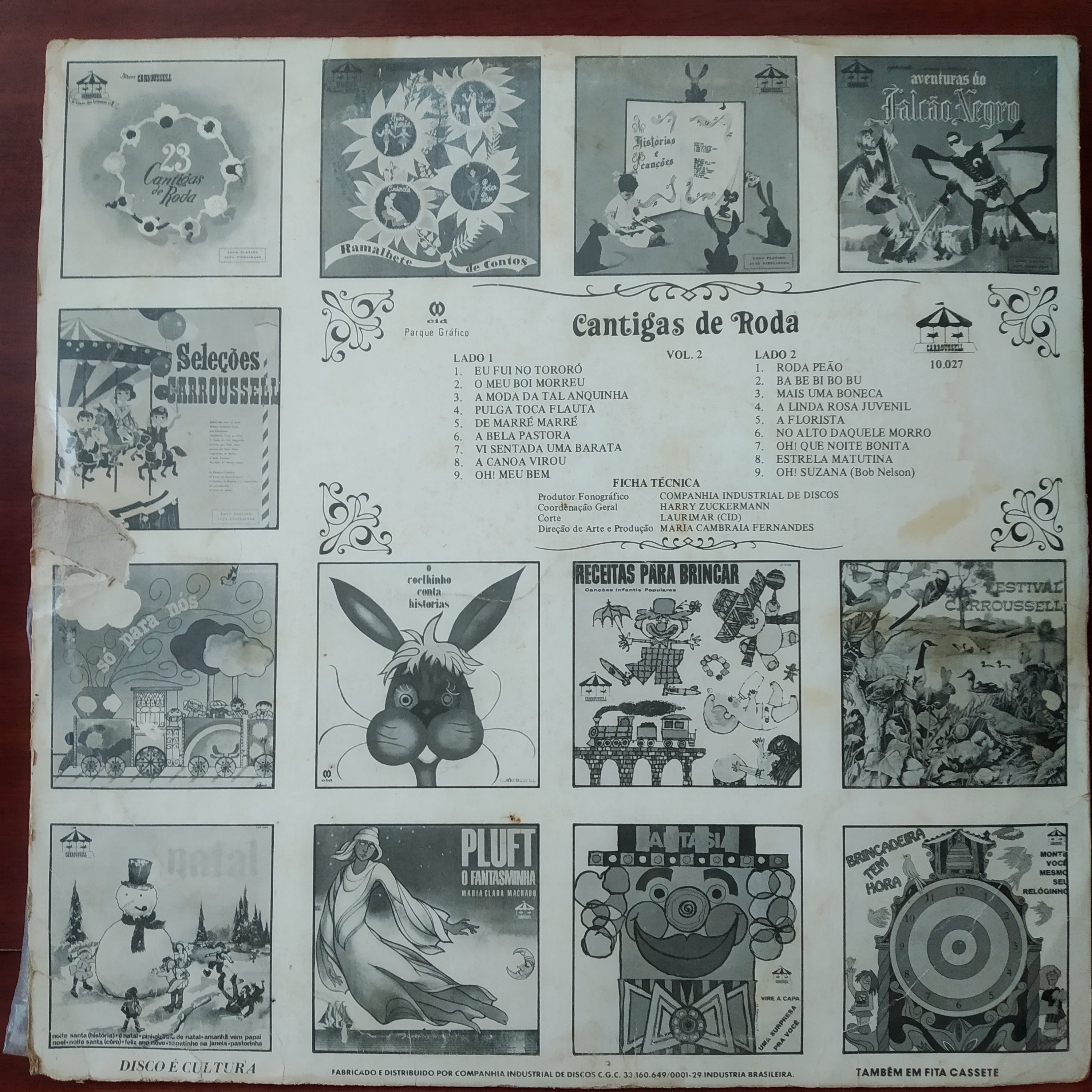 LP Cantigas de Roda Vol. 2