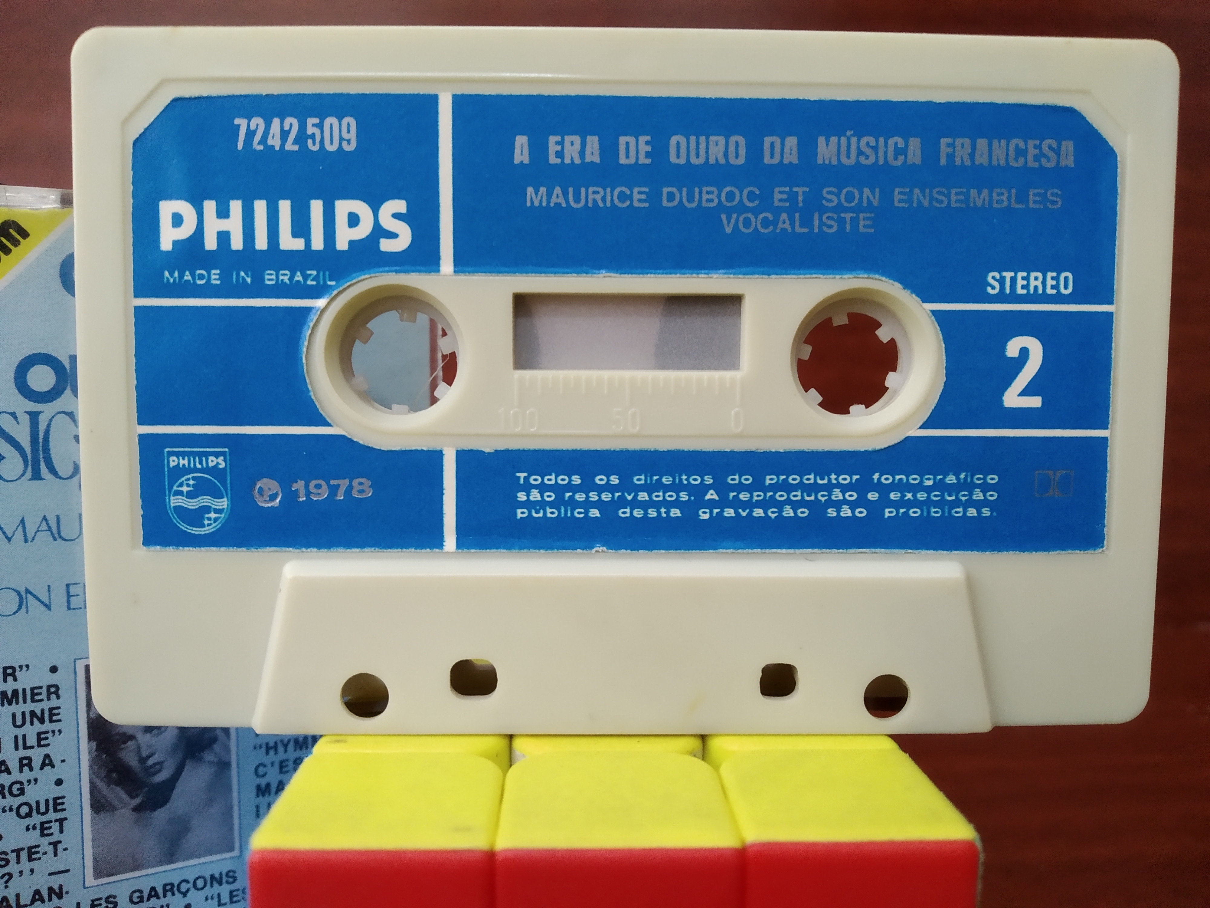 Fita cassete 'A Era de Ouro da Música Francesa'