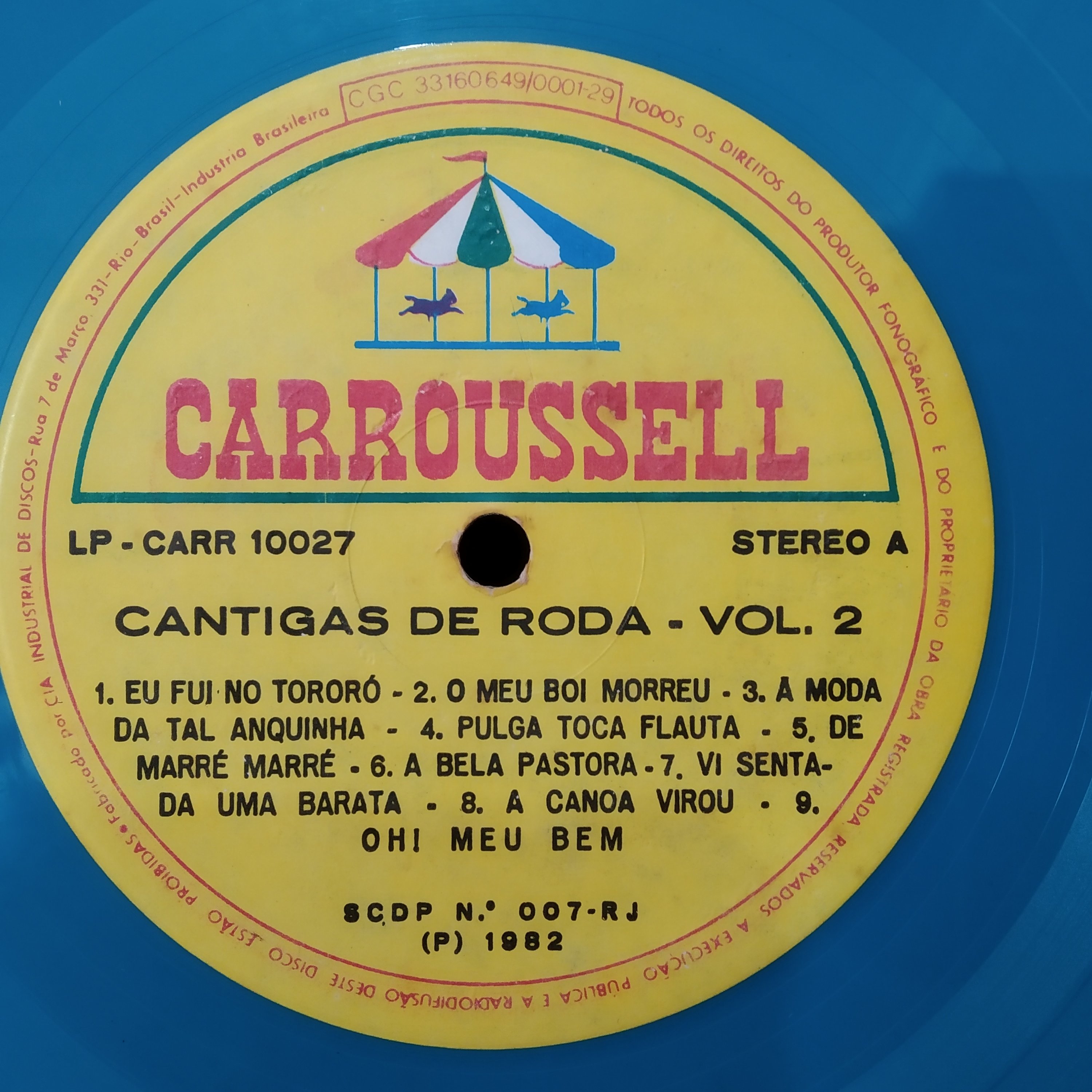 LP Cantigas de Roda Vol. 2