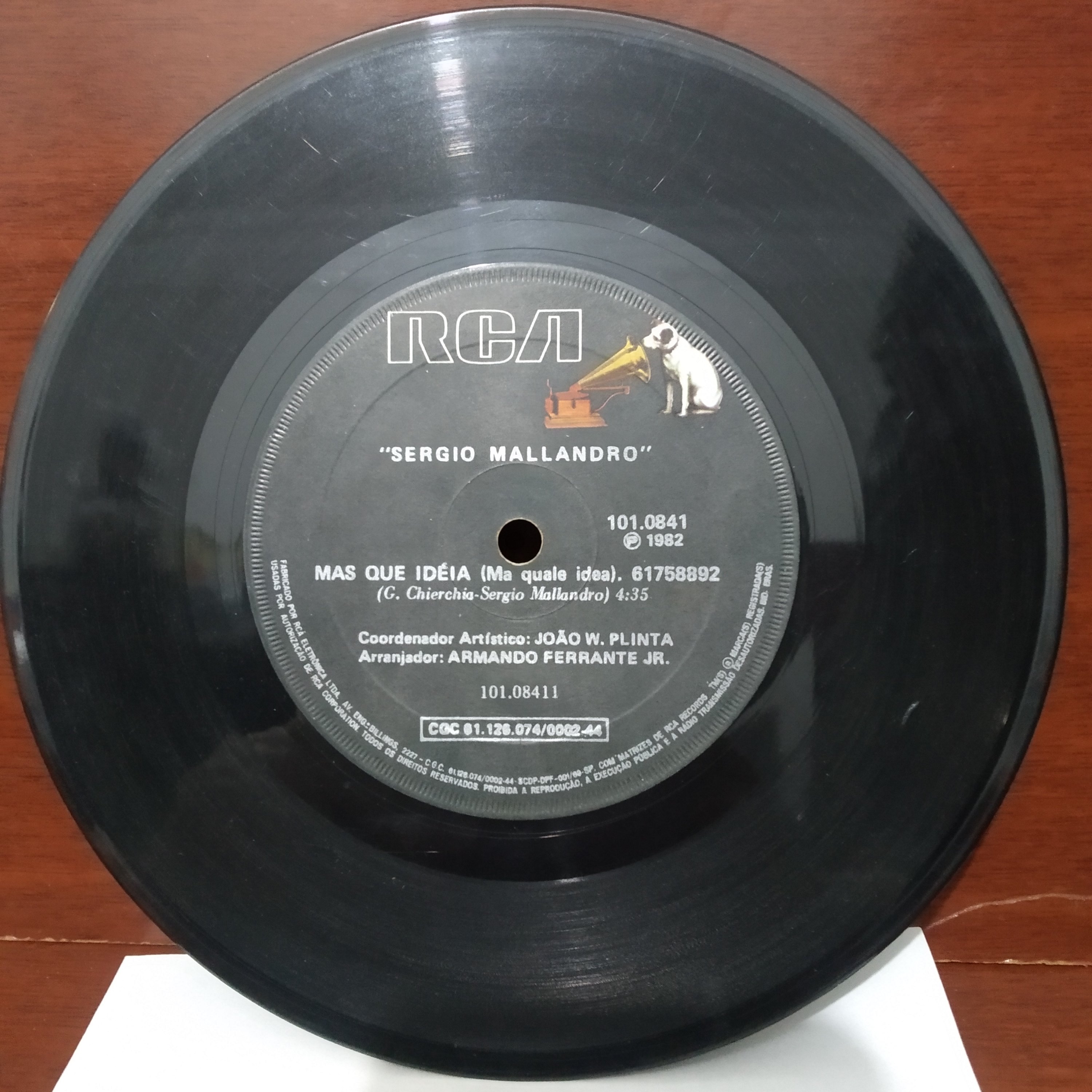 Disco Compacto de vinil Sérgio Mallandro