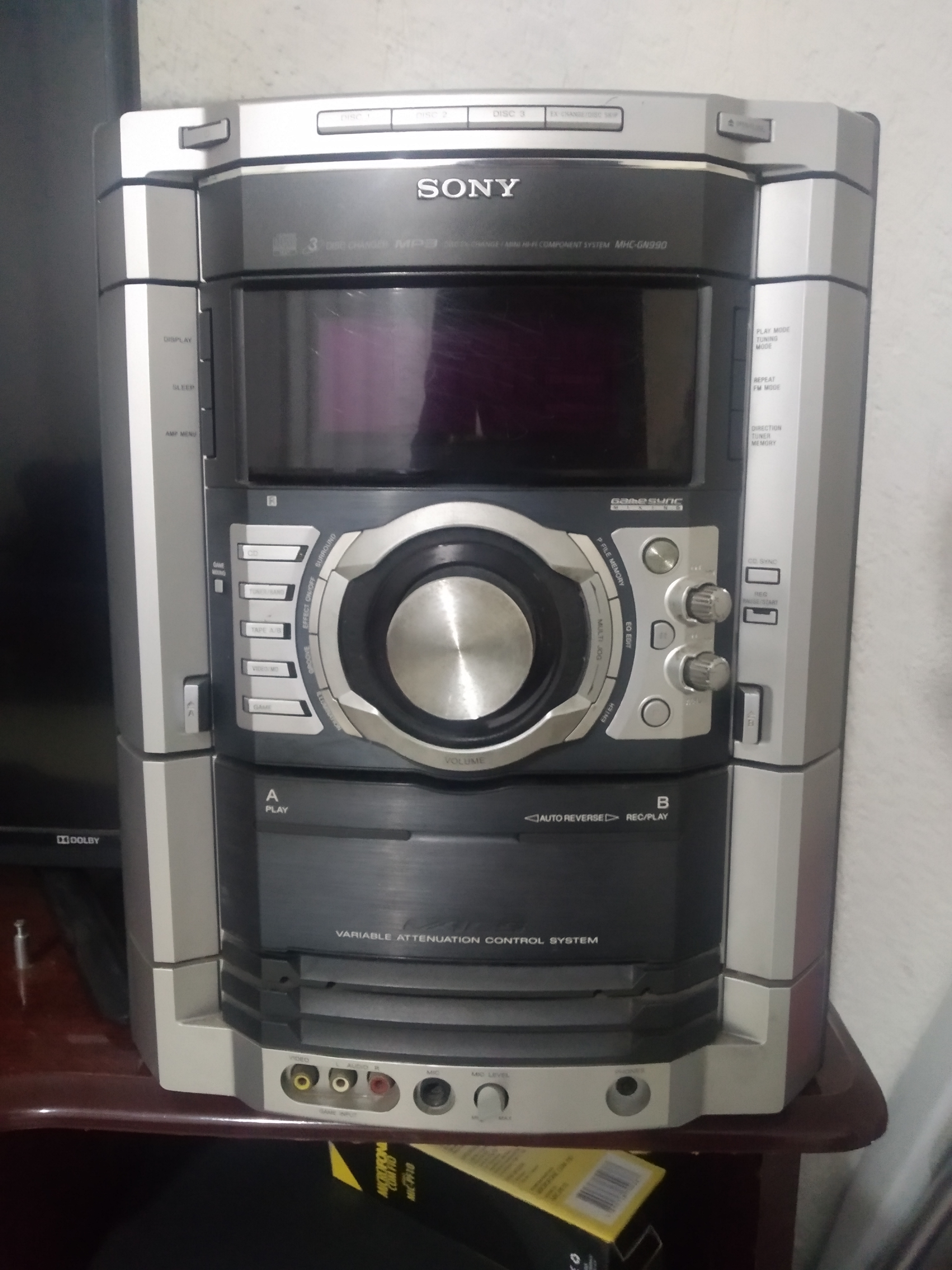 Sony Mhc Gn 990 Muita Potência E Qualidade. Cinza 550 W