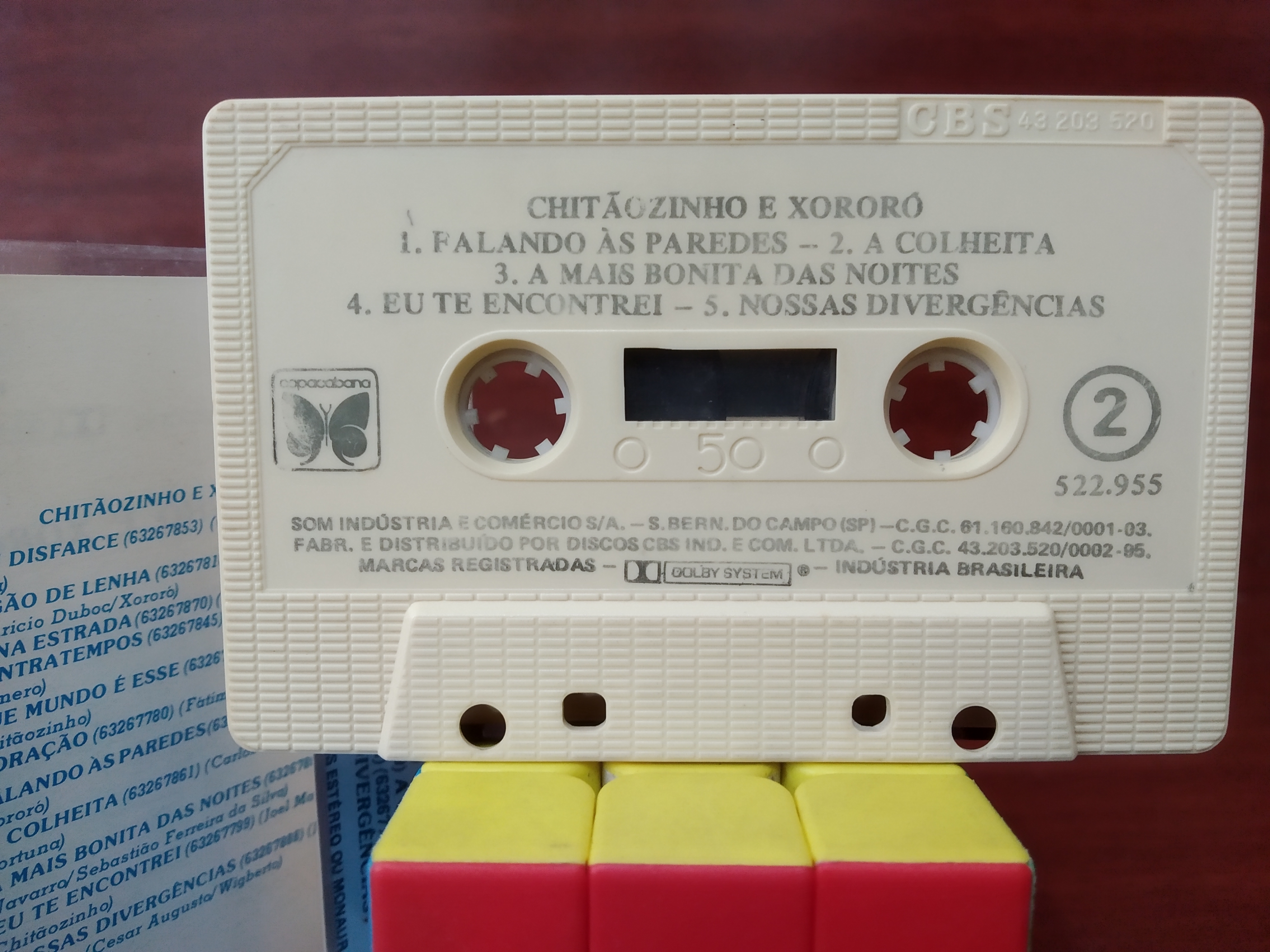 Fita cassete Chitãozinho e Xororó
