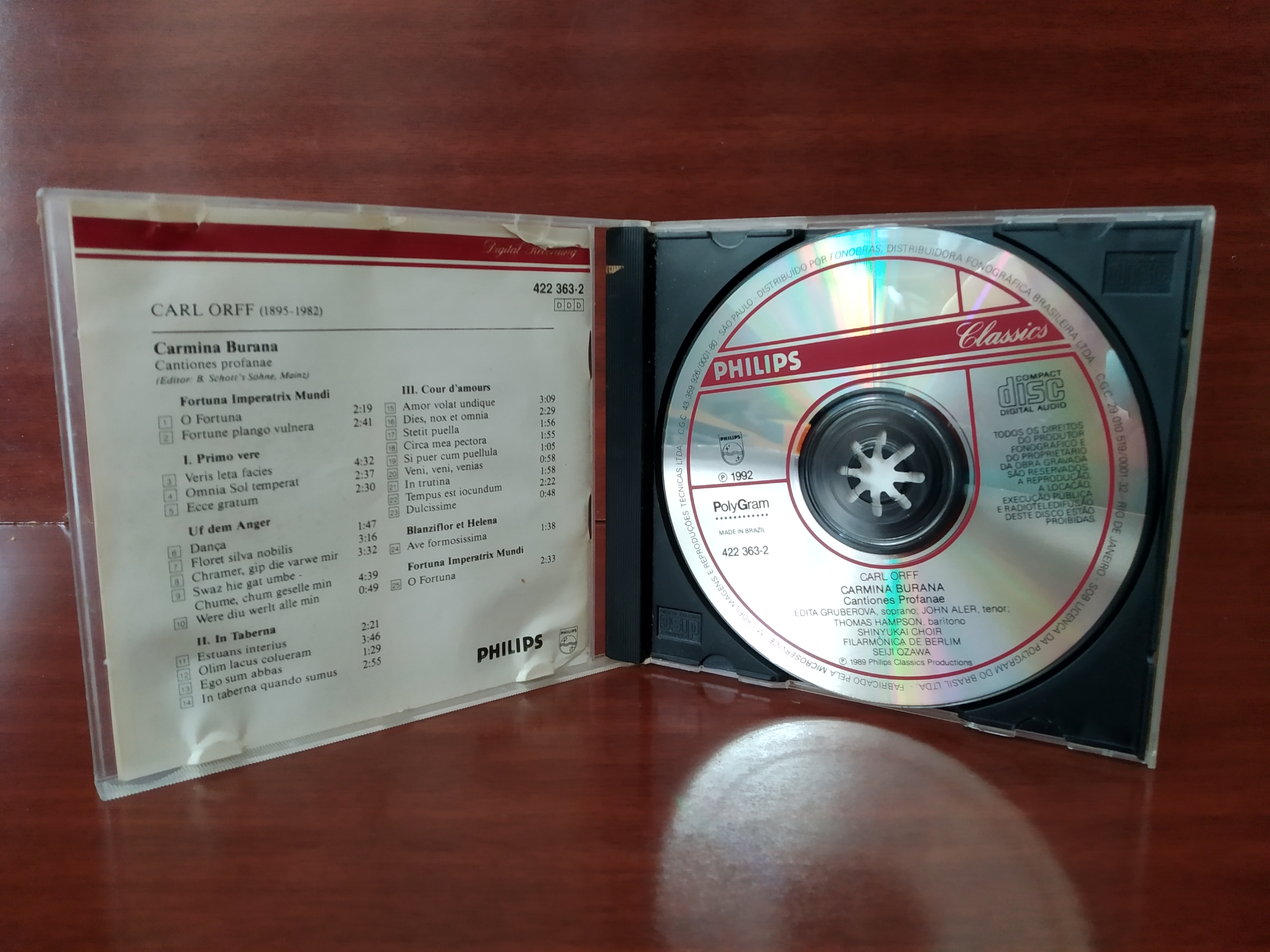 CD Carmina Burana - Carl Orff