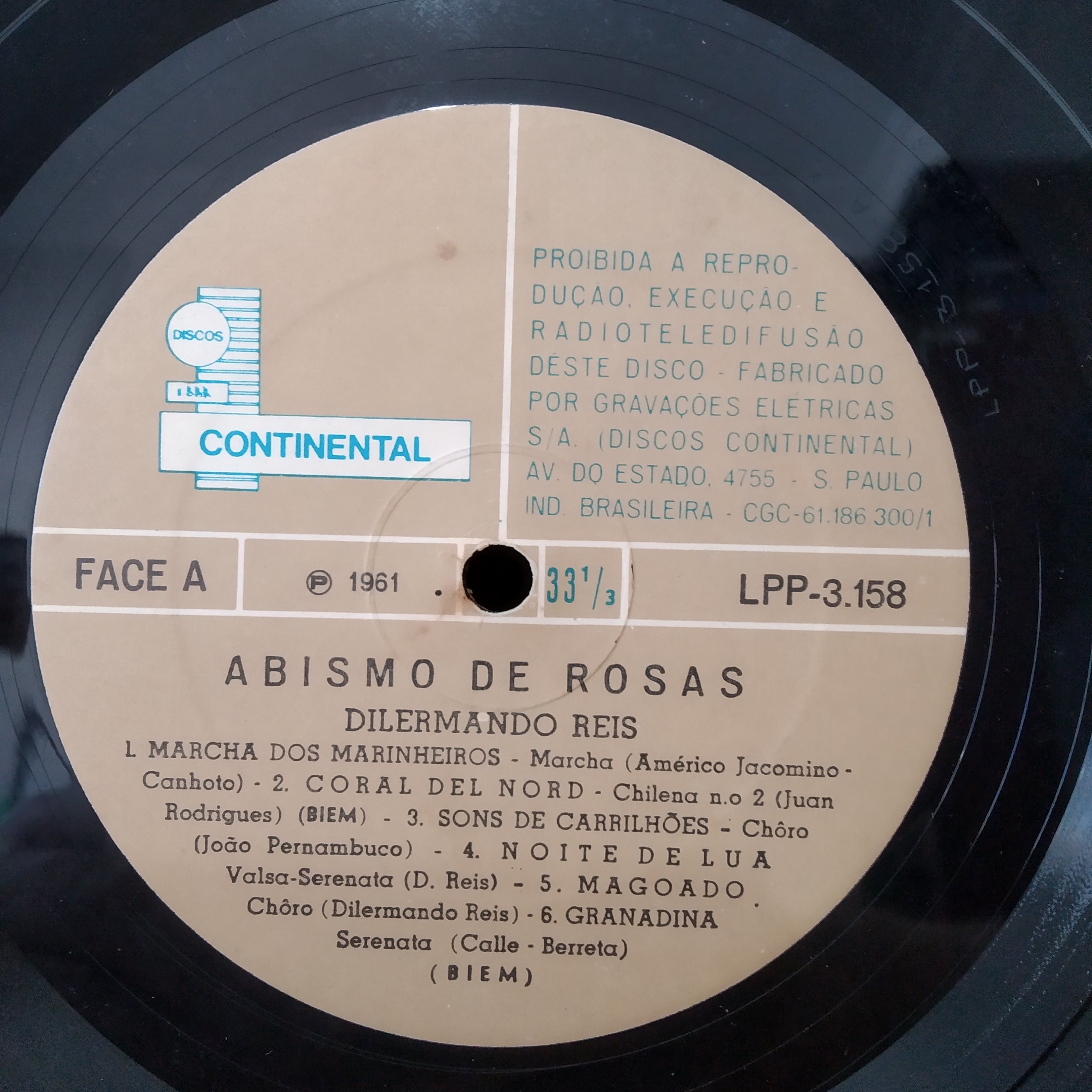 LP Abismo de Rosas - Dilermando Reis