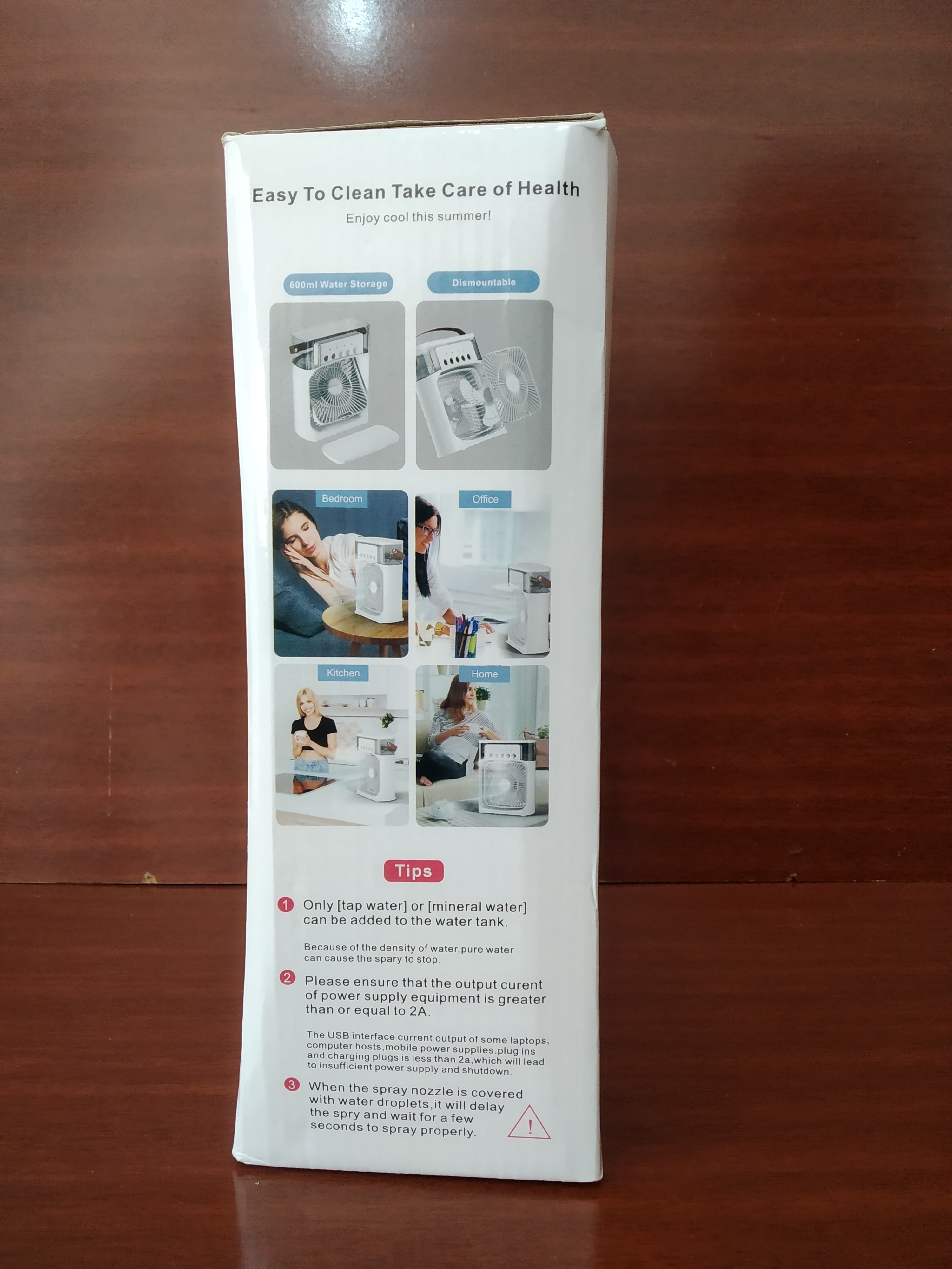 Ventilador e umidificador portátil Air Cooler