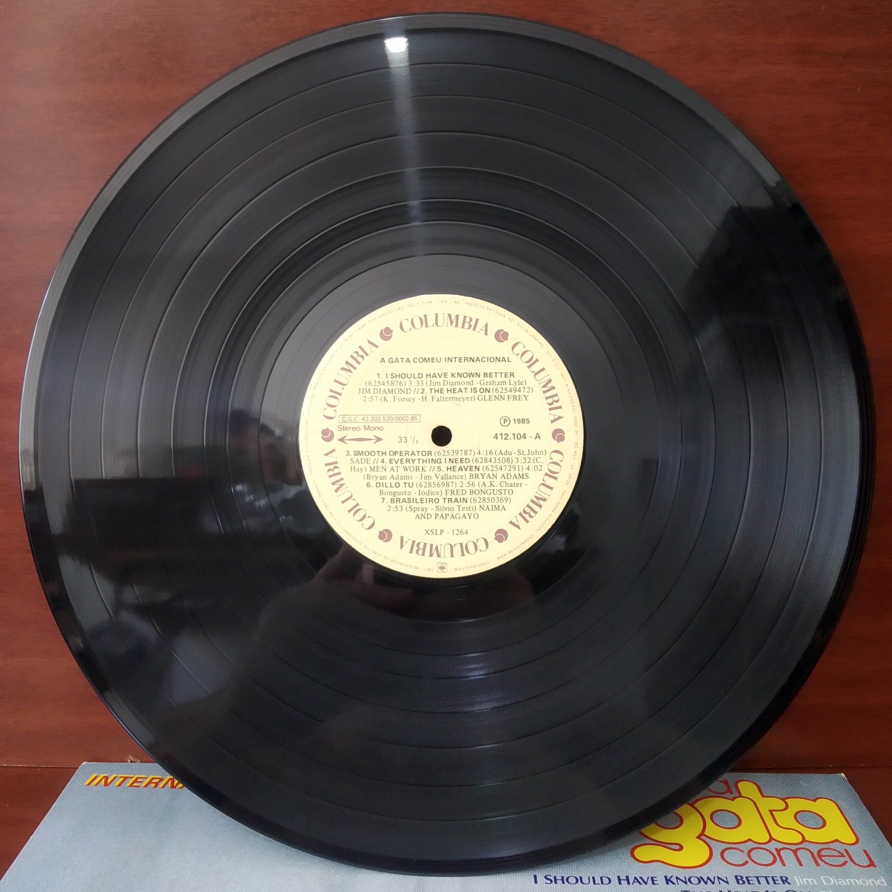 LP Internacional 'A Gata Comeu' 1985