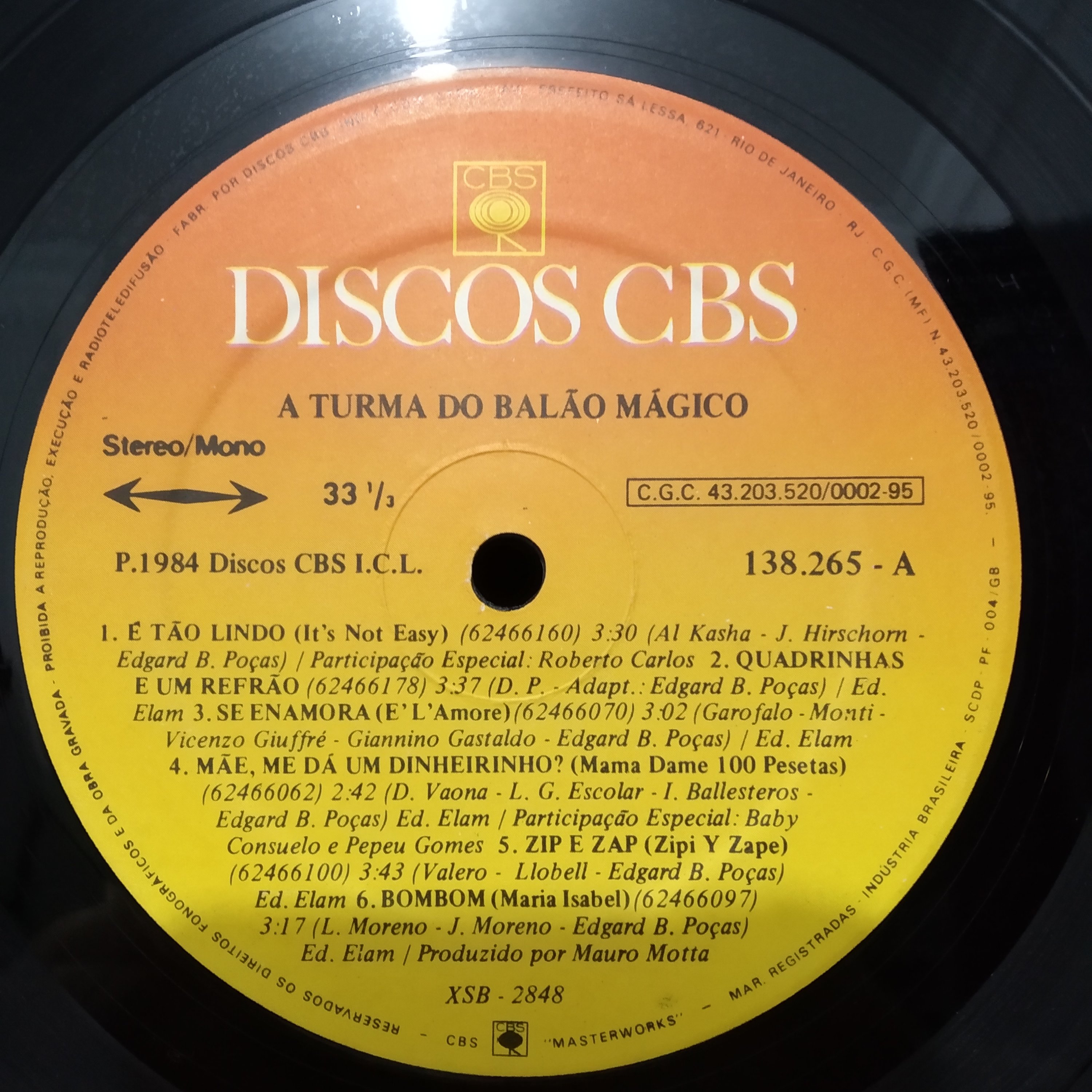 A Turma do Balão Mágico - LP Vinil