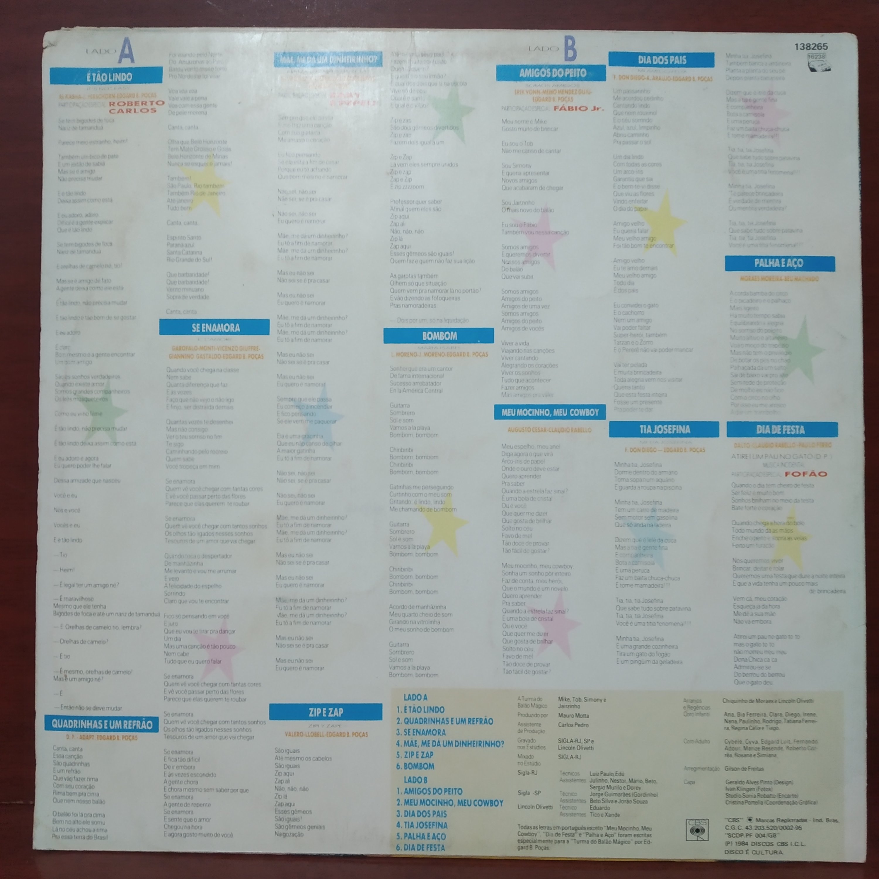 A Turma do Balão Mágico - LP Vinil