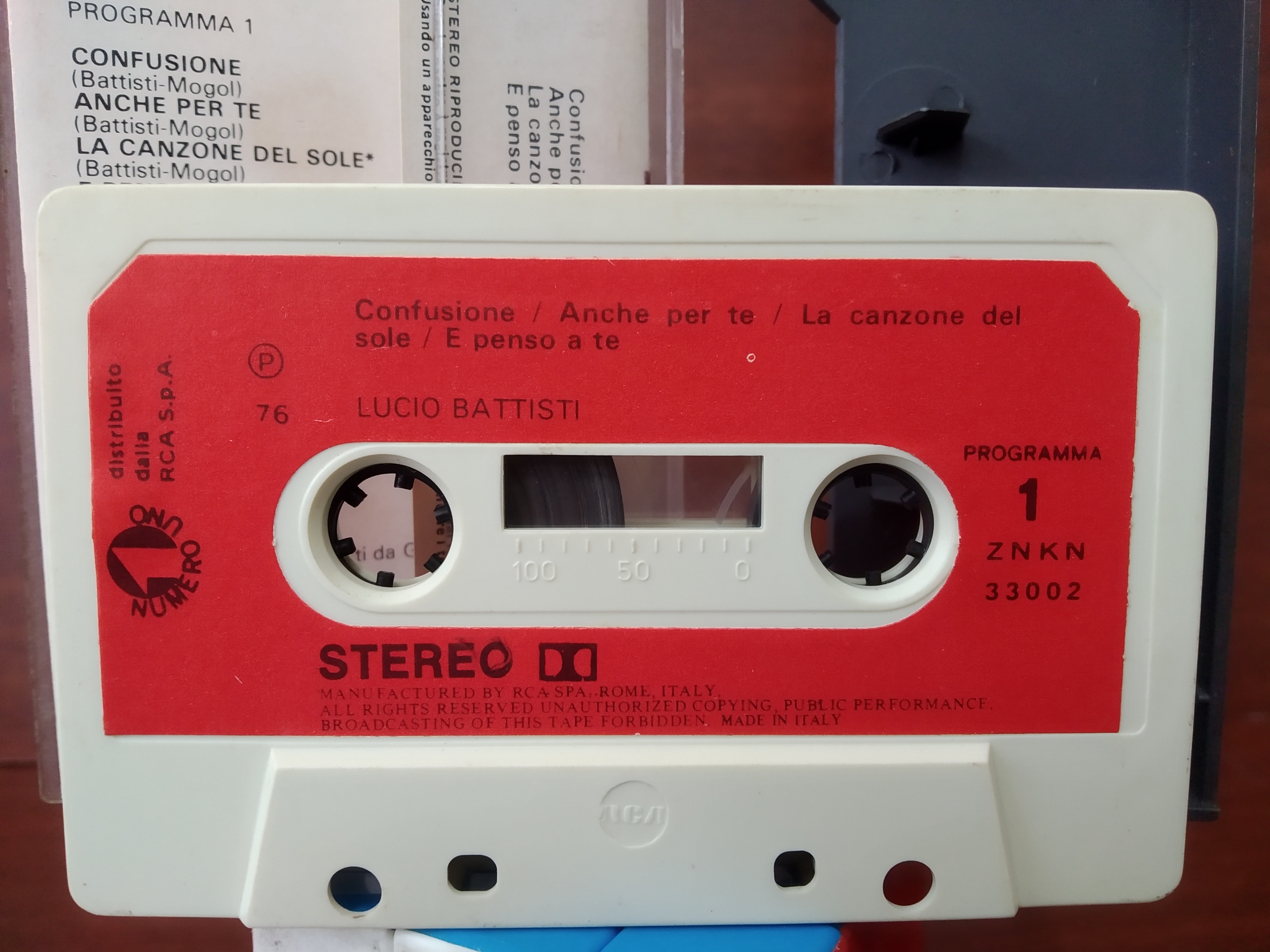 Il Meglio di Lucio Battisti Vol. 1 - Fita Cassete