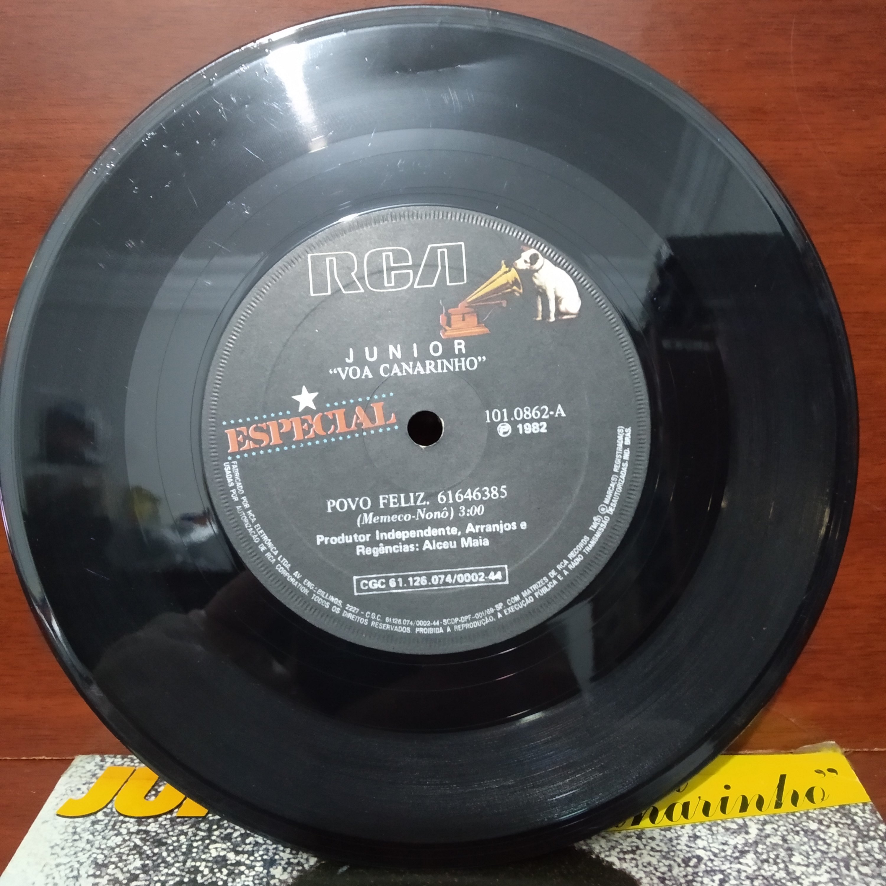 Disco Compacto de Vinil Júnior - 'Voa Canarinho'