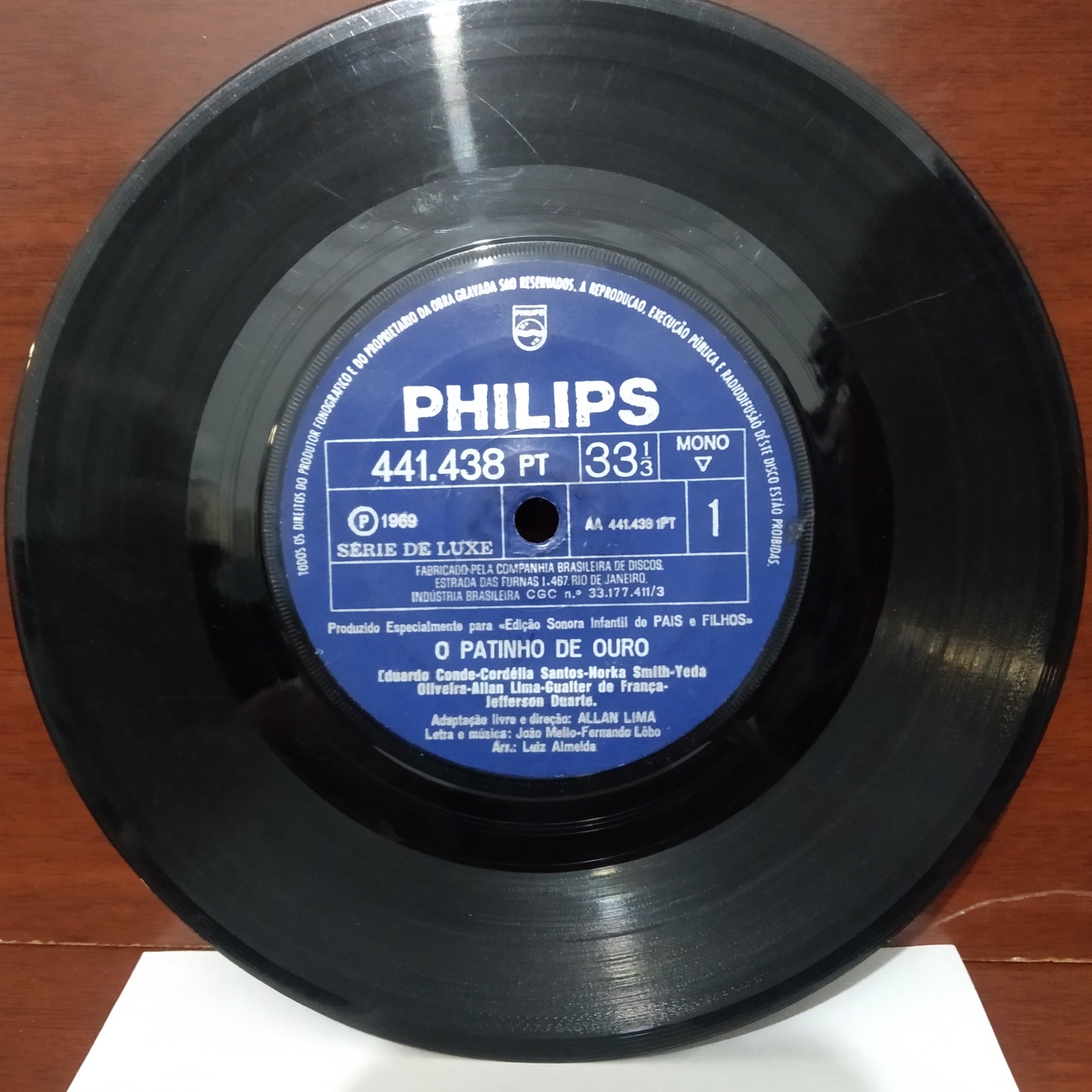 Disco Compacto de Vinil Philips - O Patinho de Ouro