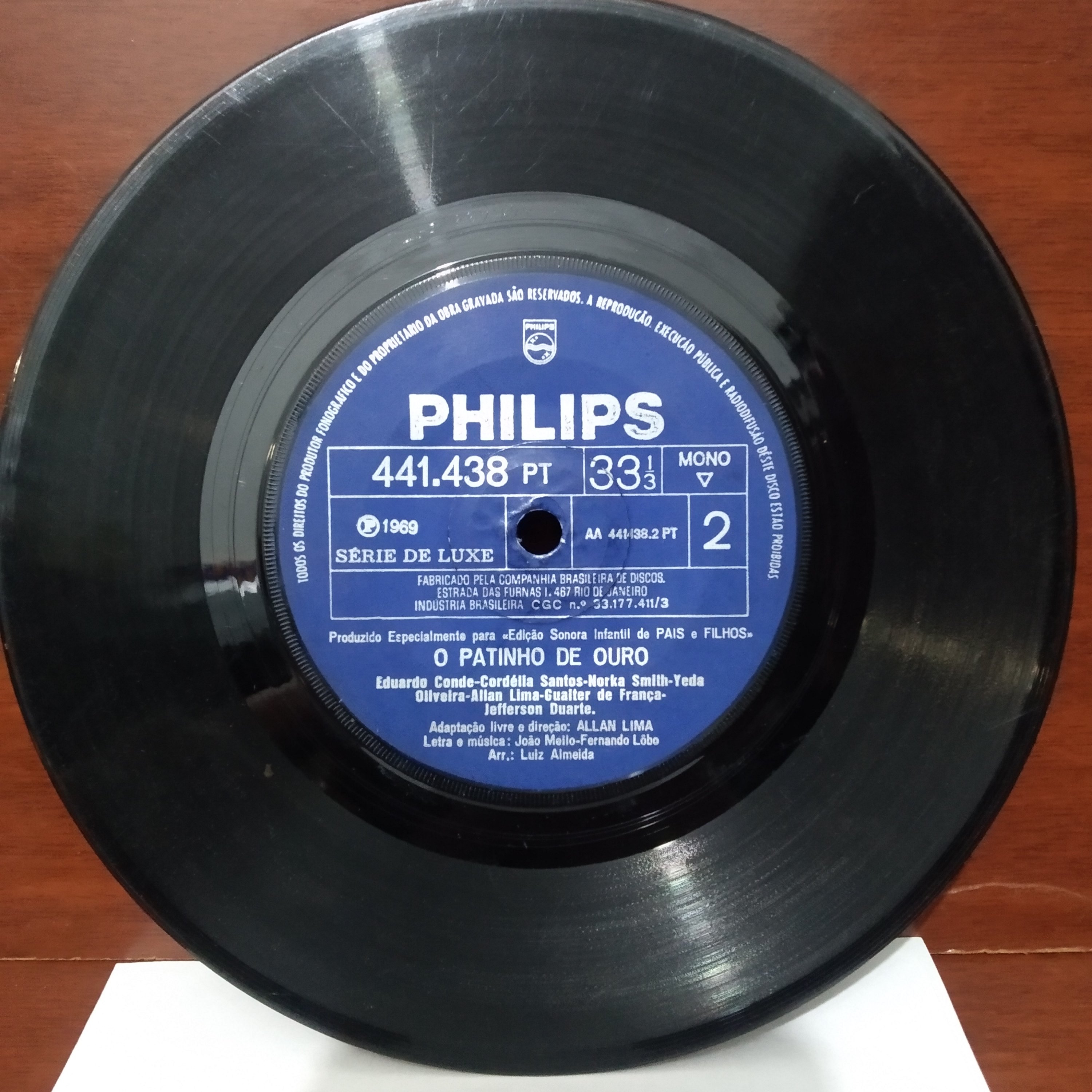 Disco Compacto de Vinil Philips - O Patinho de Ouro