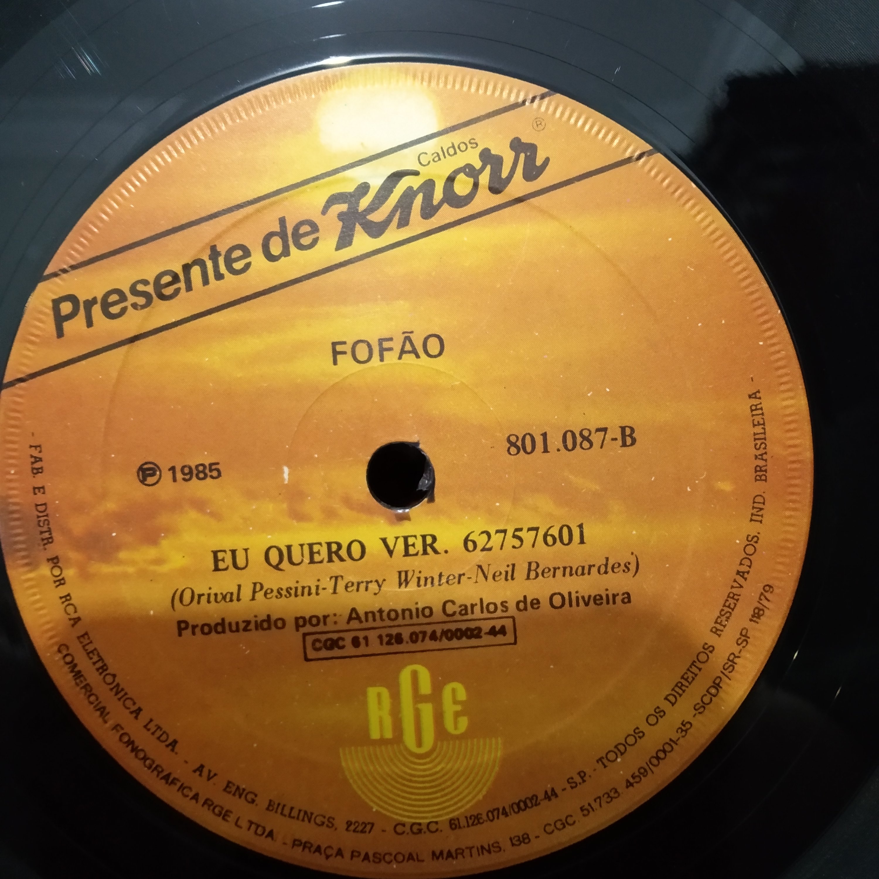 Disco Compacto Vinil Fofão - Guerra nas Estrelas