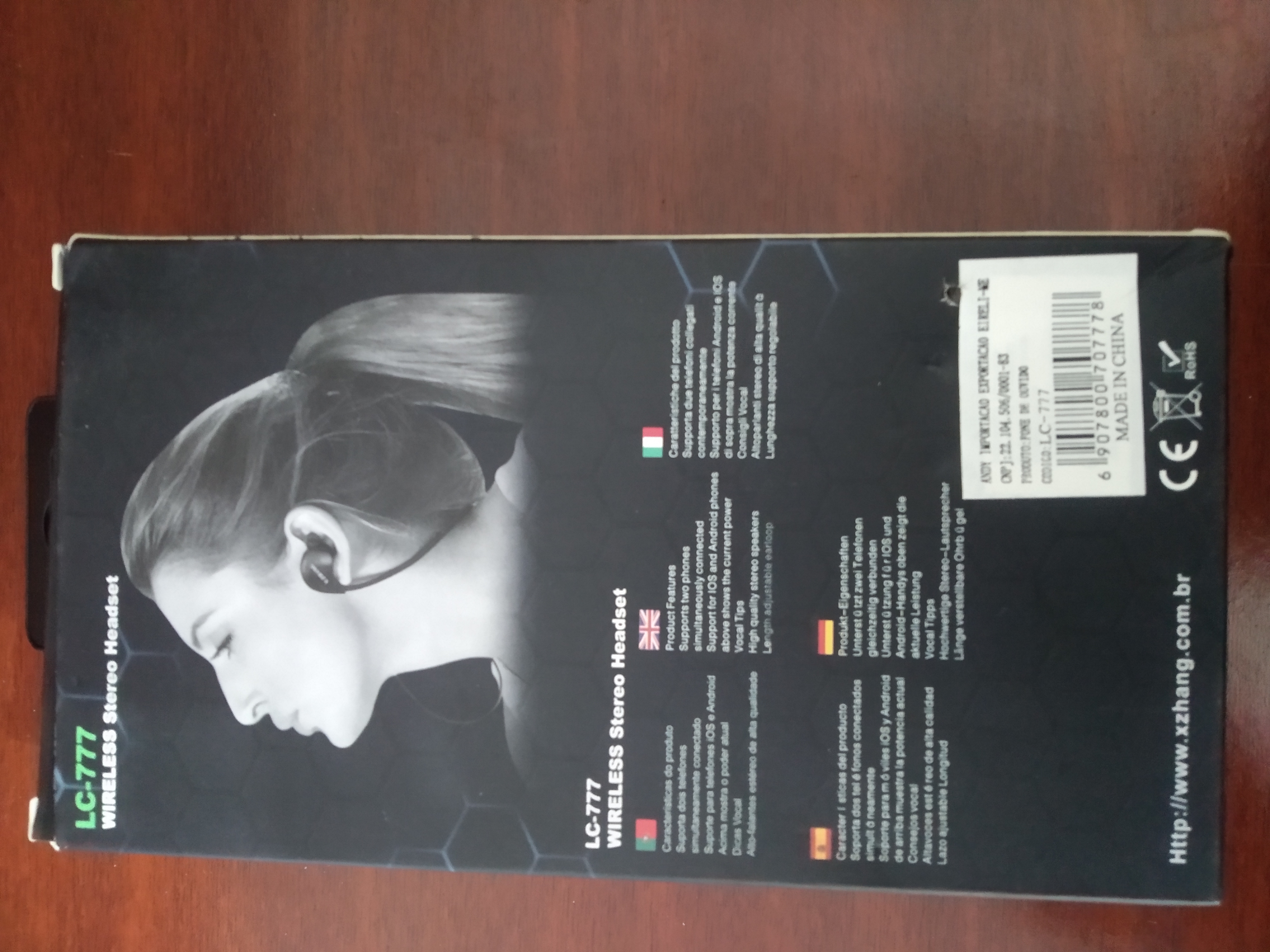 Fones de ouvido X Zhang LC-777