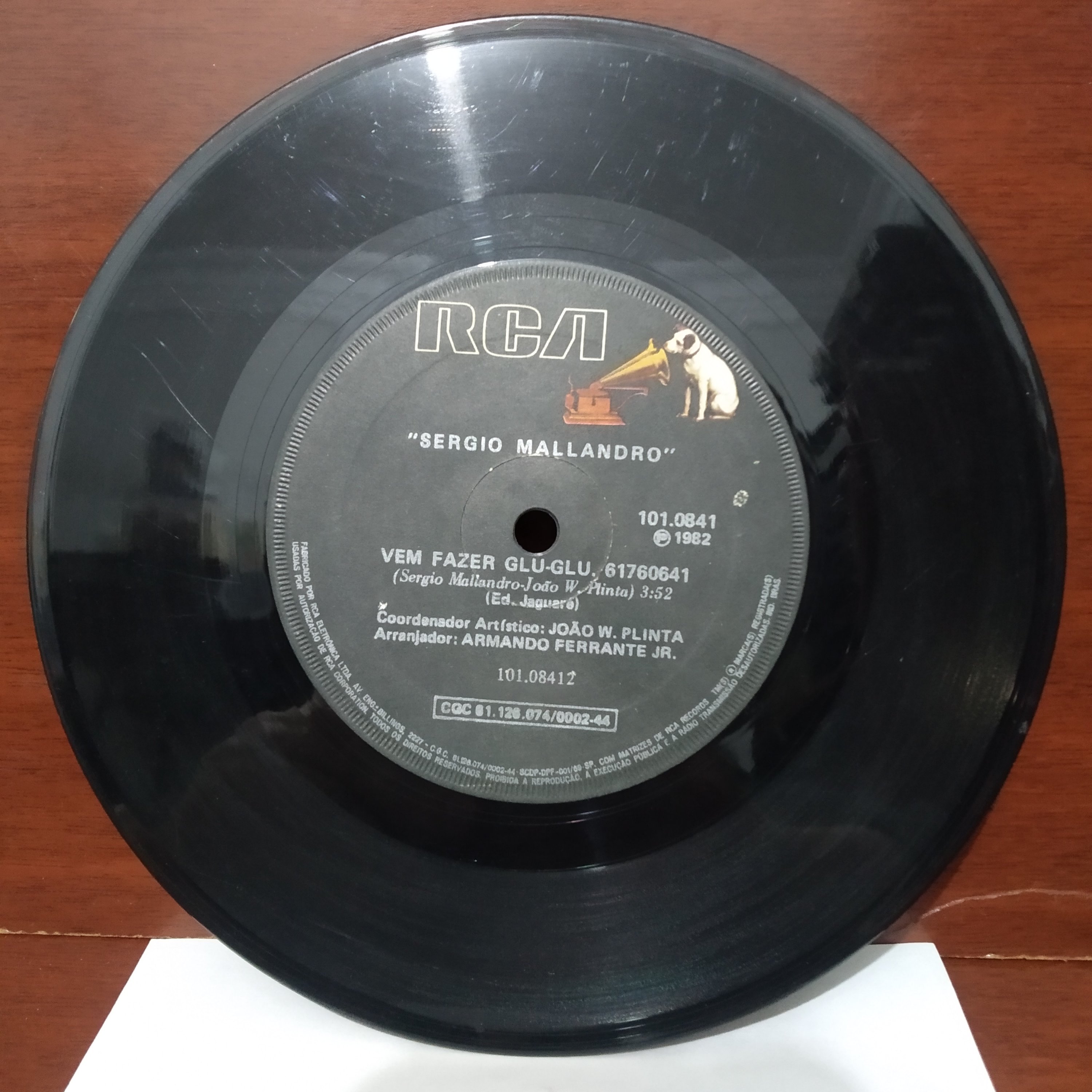 Disco Compacto de vinil Sérgio Mallandro