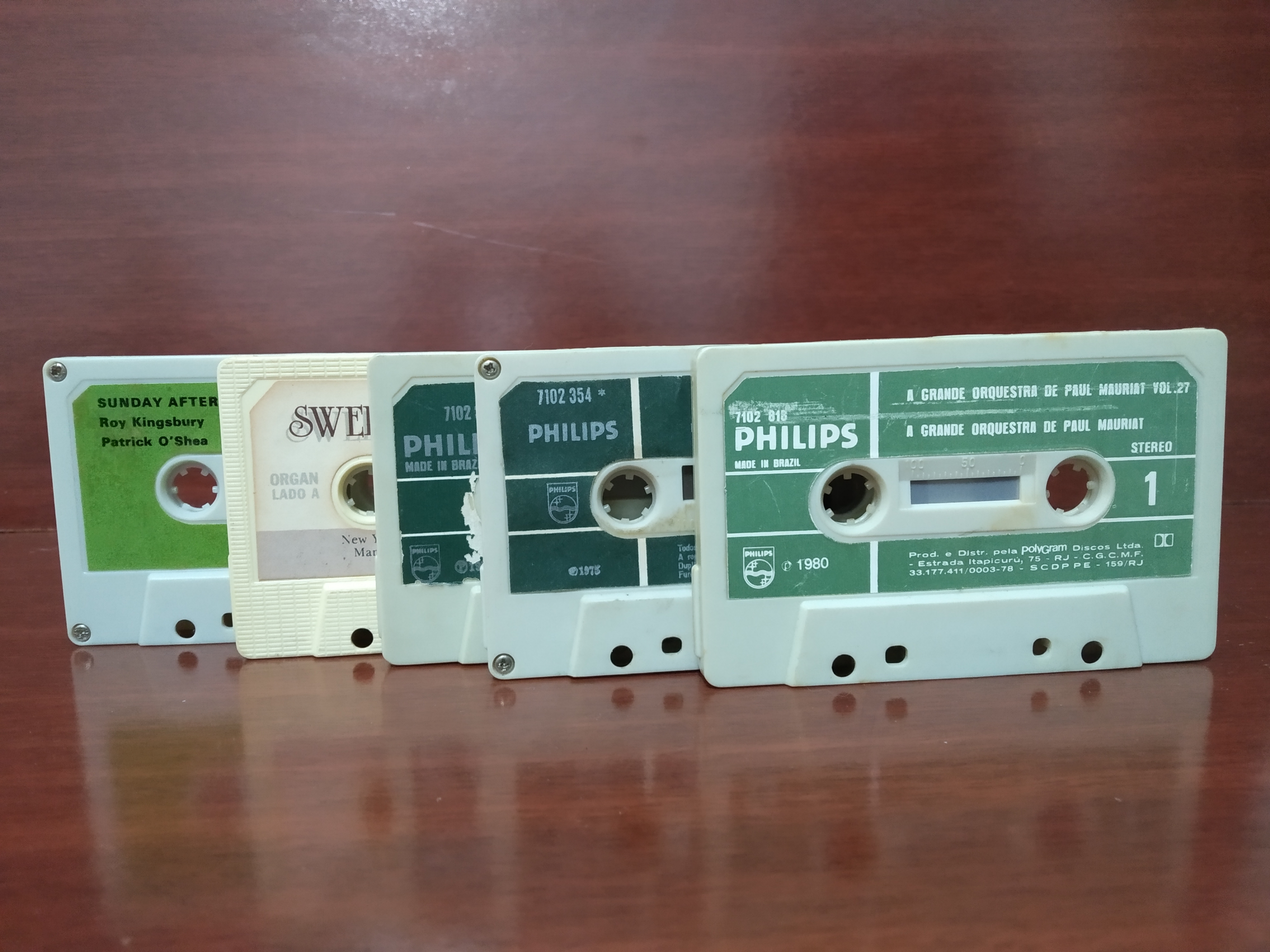 Combo 5 Fitas Cassete sem caixa