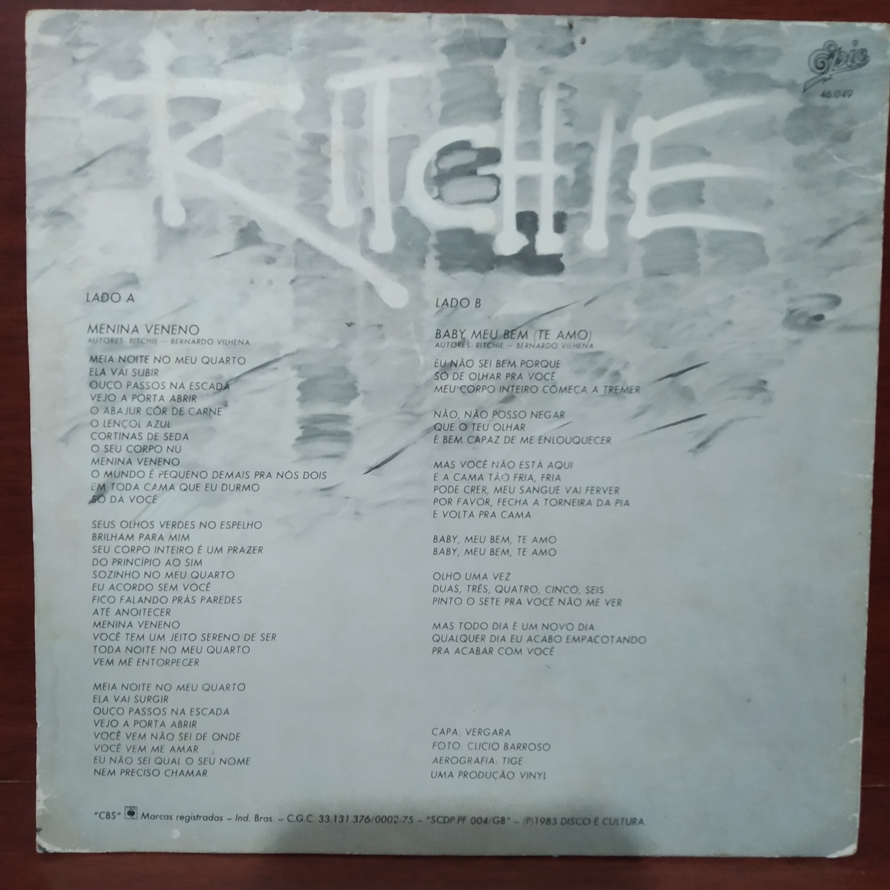 Ritchie - Menina Veneno (Vinil)