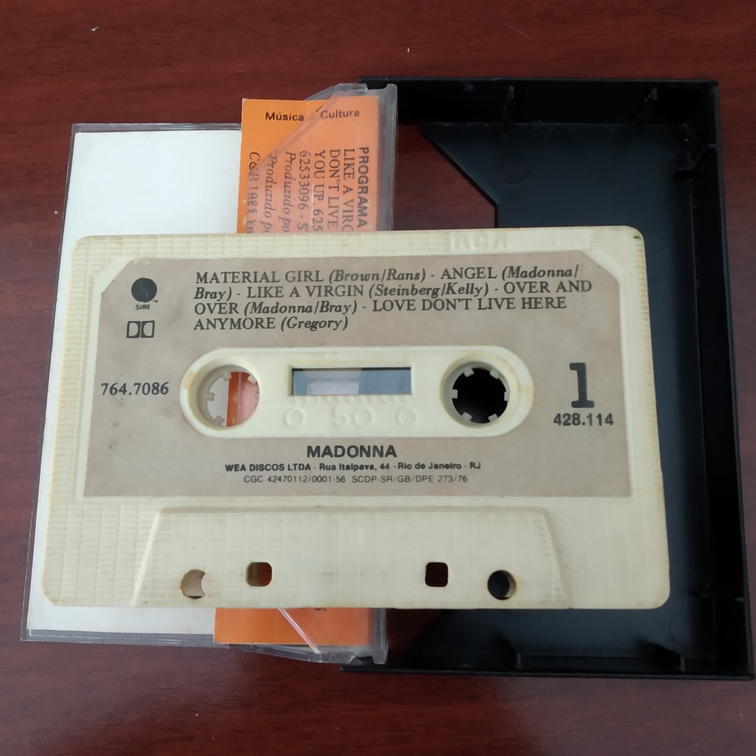 Fita Cassete - Madonna