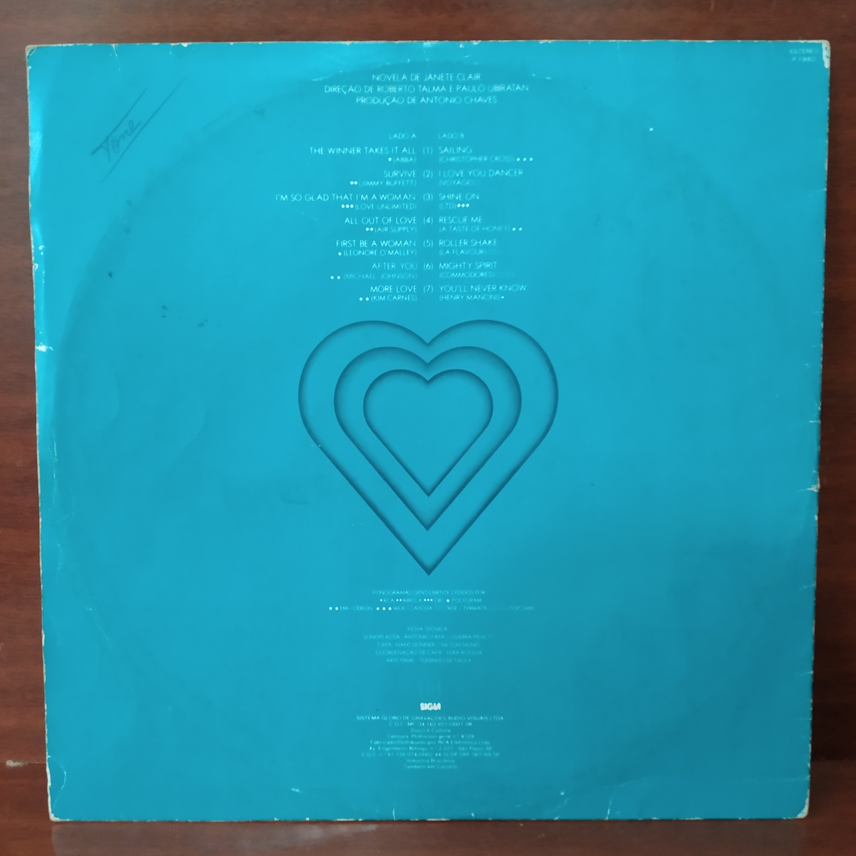 LP Disco Vinil - Coração Alado