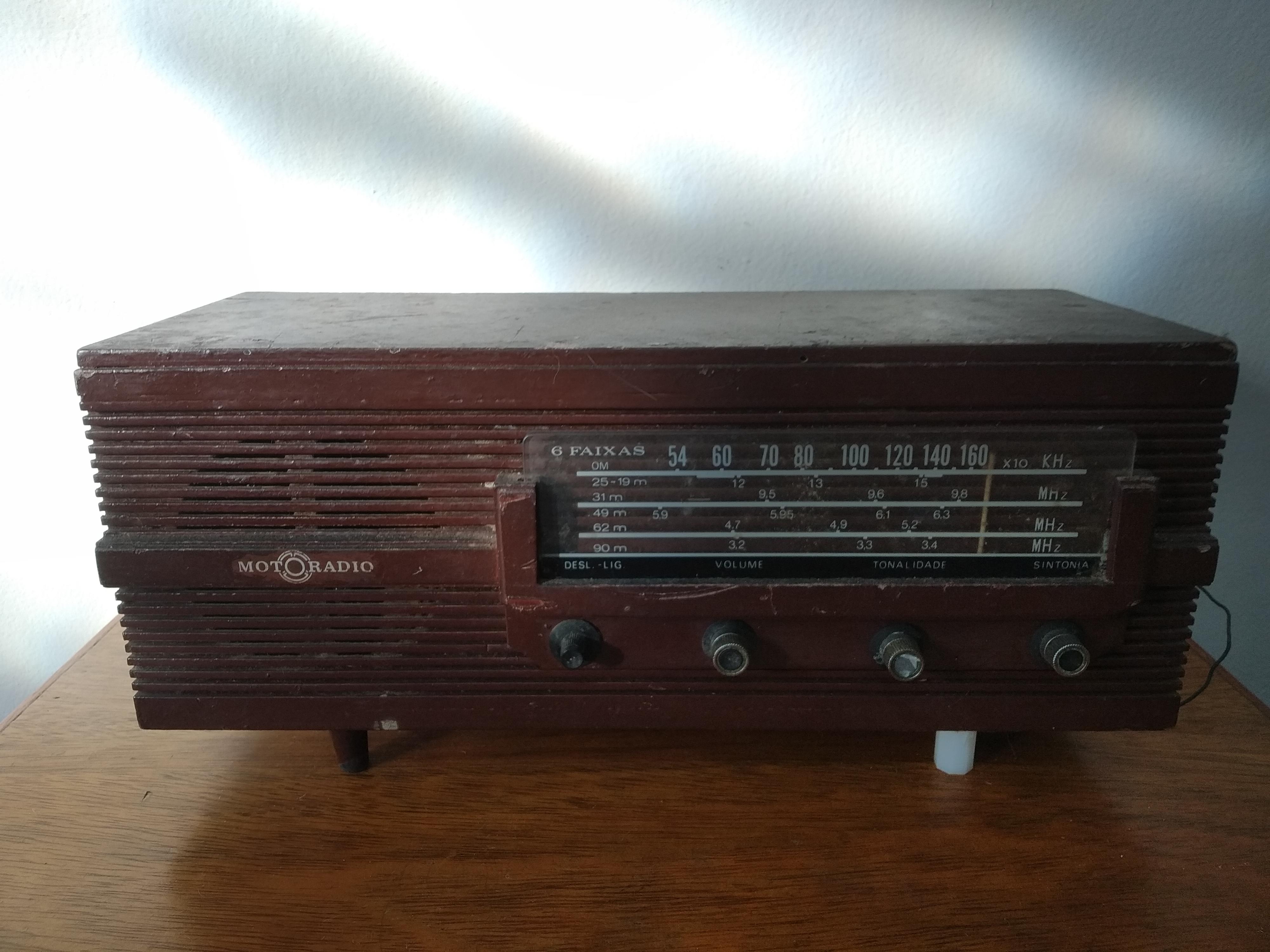 Radio Motoradio Antigo Rc-m61 Funcionando