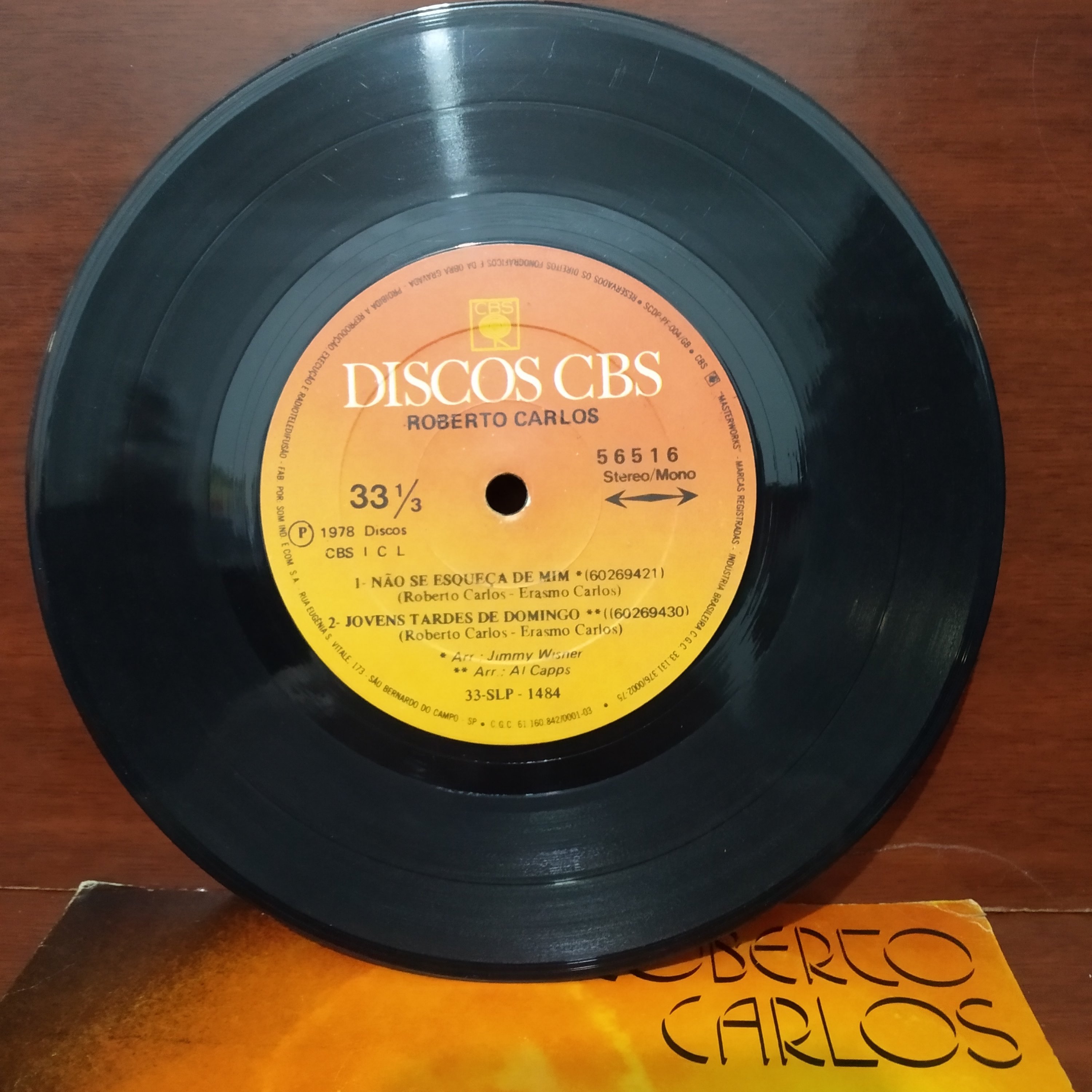 Disco Compacto Roberto Carlos - Vinil 1978