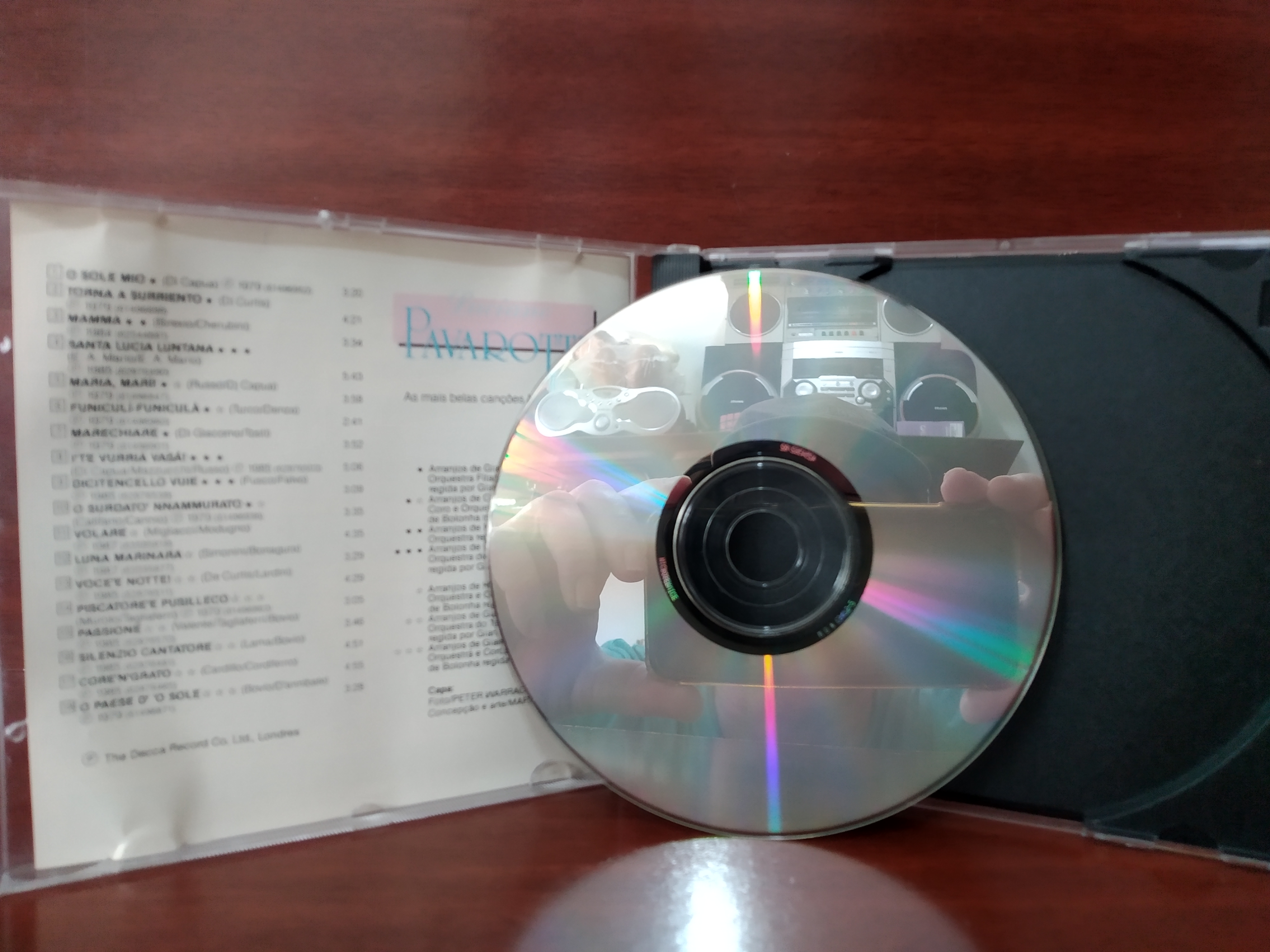 CD Luciano Pavarotti - As Mais Belas Canções Napolitanas