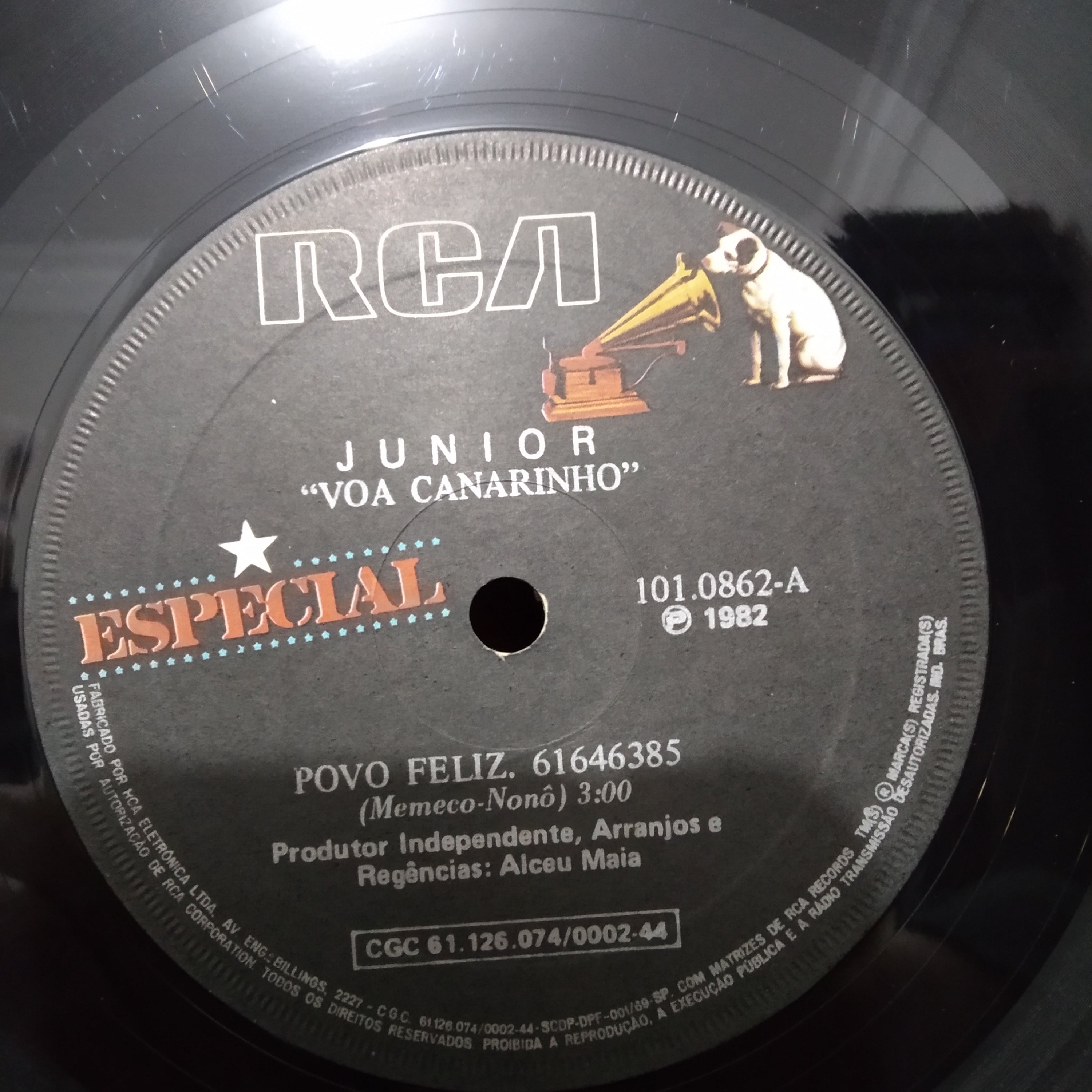 Disco Compacto de Vinil Júnior - 'Voa Canarinho'